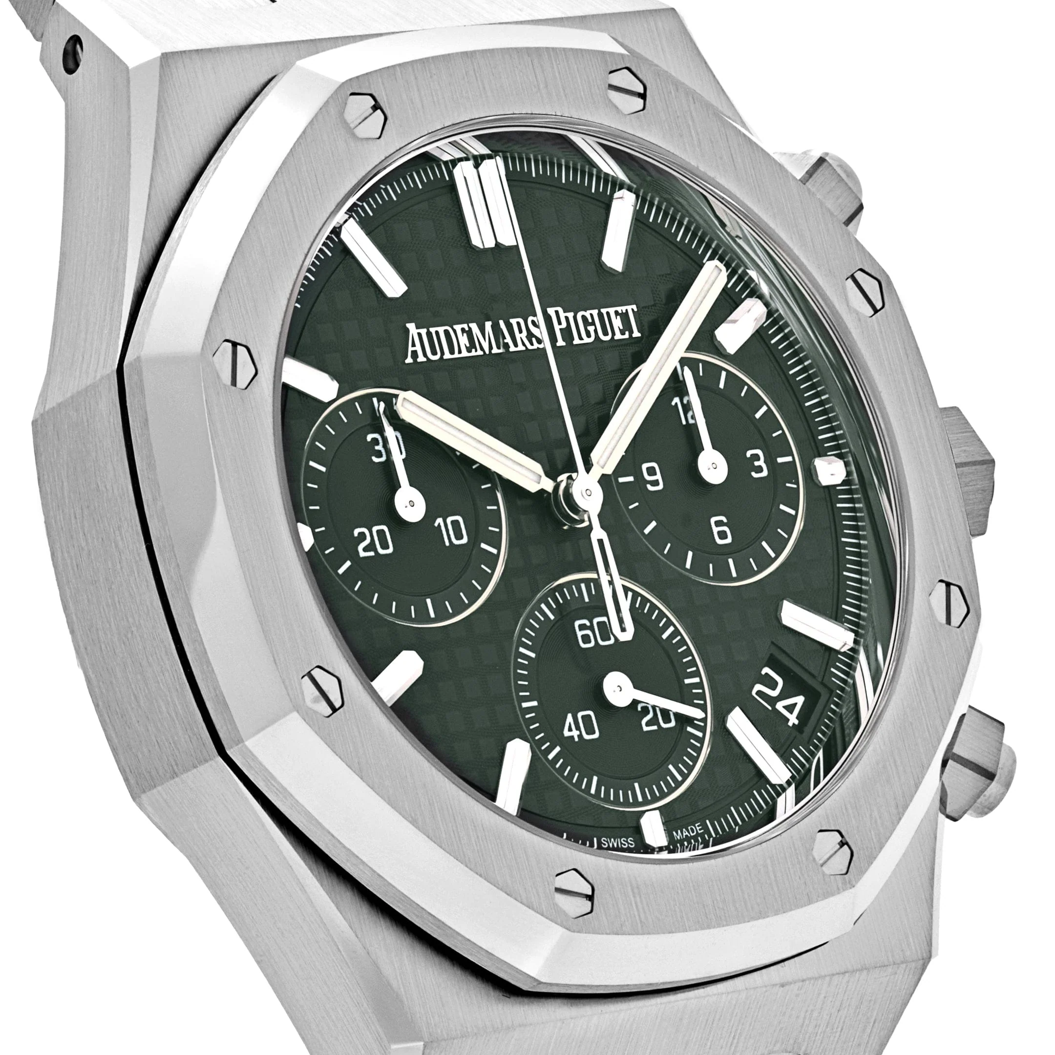 Audemars Piguet Royal Oak 26240ST.OO.1320ST.08 Selfwinding Chronograph Stainless Steel Green Dial