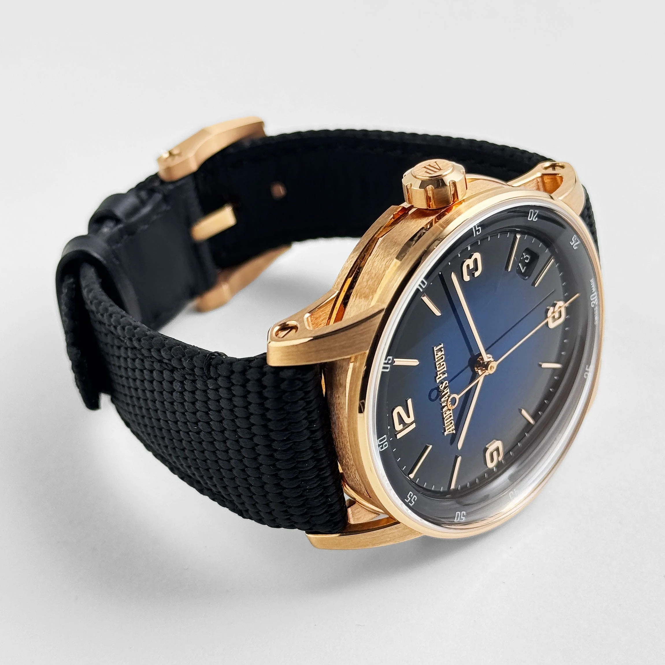 Audemars Piguet Code 11.59 15210OR.OO.A028CR.01 Rose Gold Smoked Lacquered Blue Dial (2023)