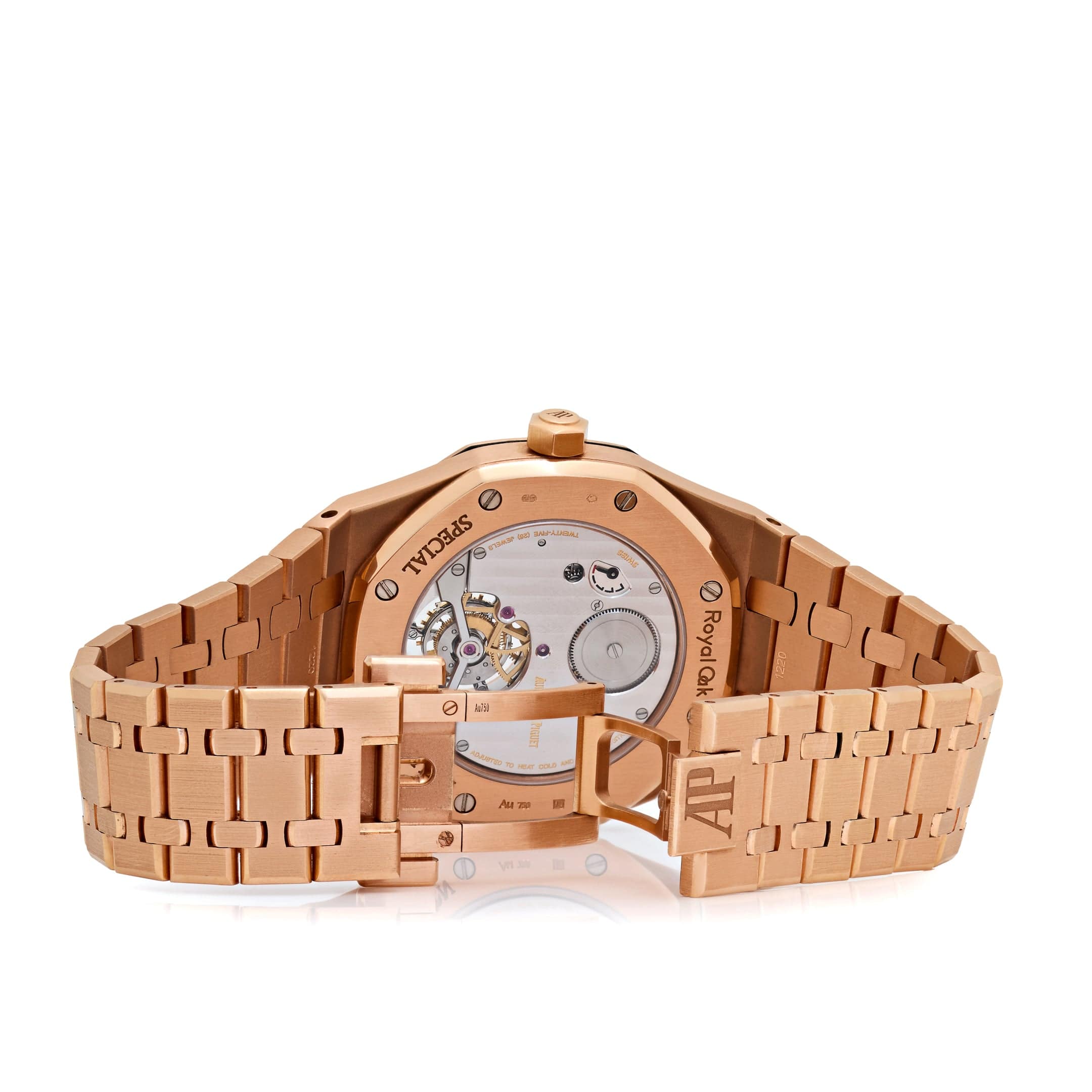 Audemars Piguet Royal Oak Tourbillon 26515OR.OO.1220OR.01 Extra-Thin Rose Gold Pink-Toned Dial Limited Edition of 25