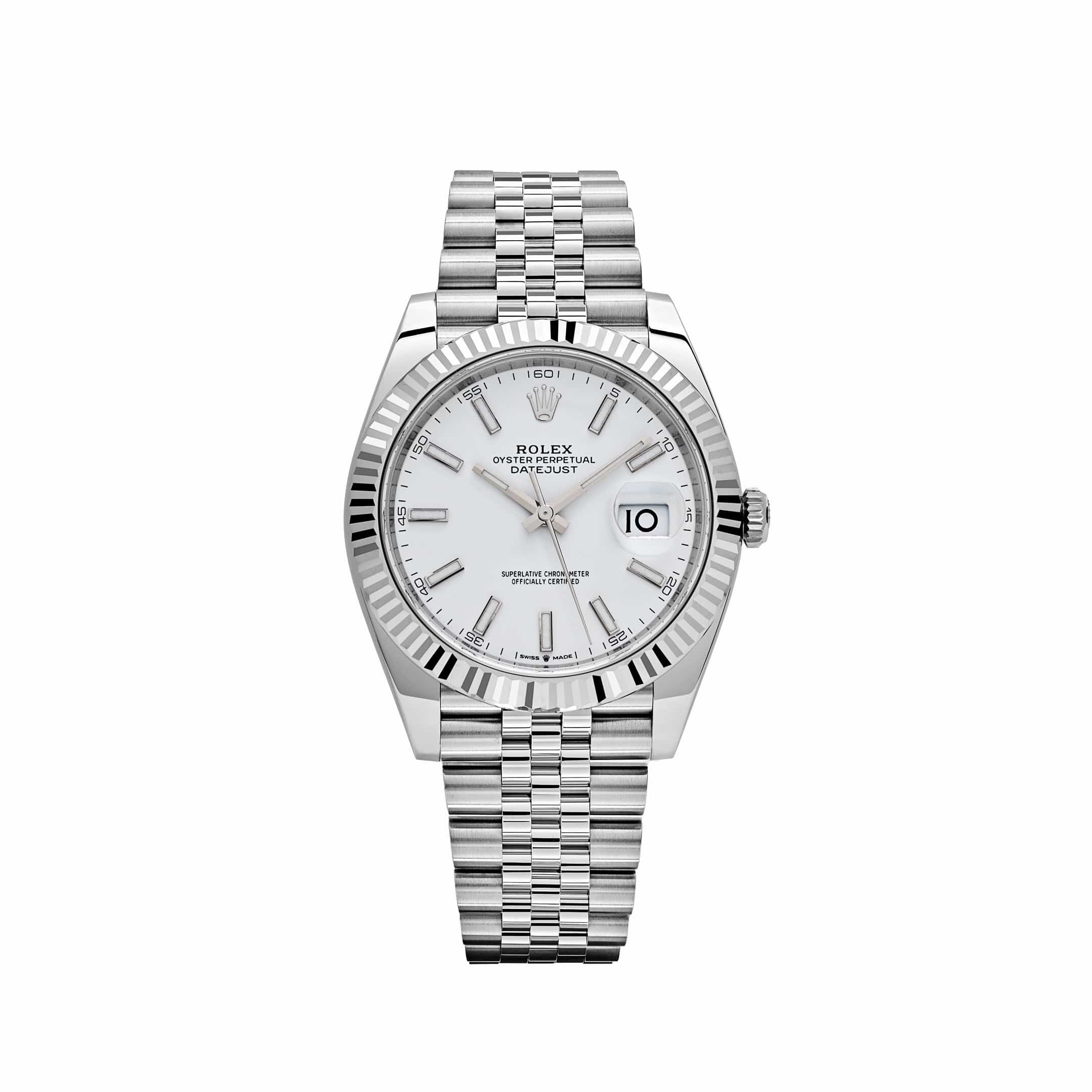 Rolex Datejust 41 126334 Stainless Steel White Dial Jubilee (2025)