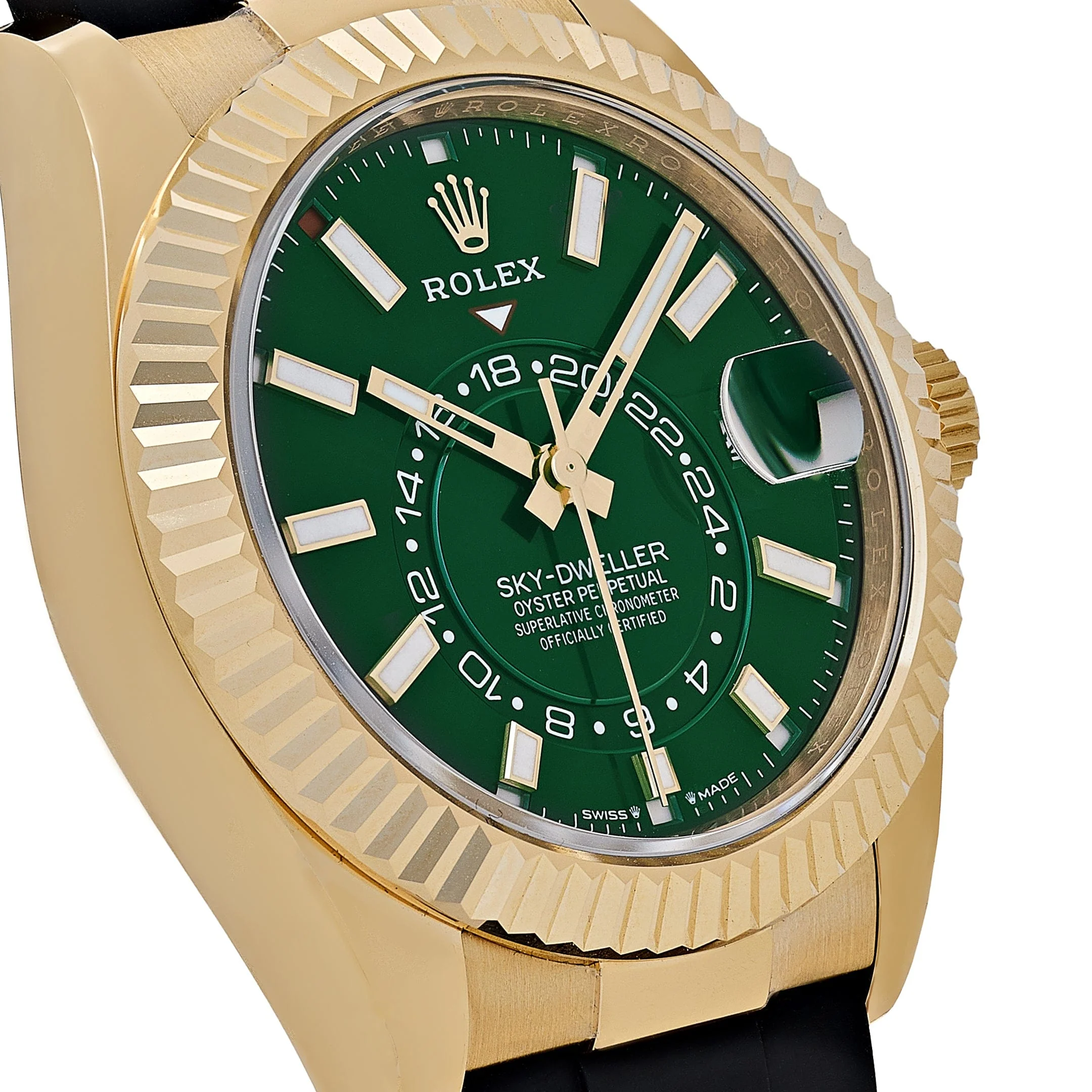 Rolex Sky-Dweller 336238 Yellow Gold Bright Green Dial (2025)