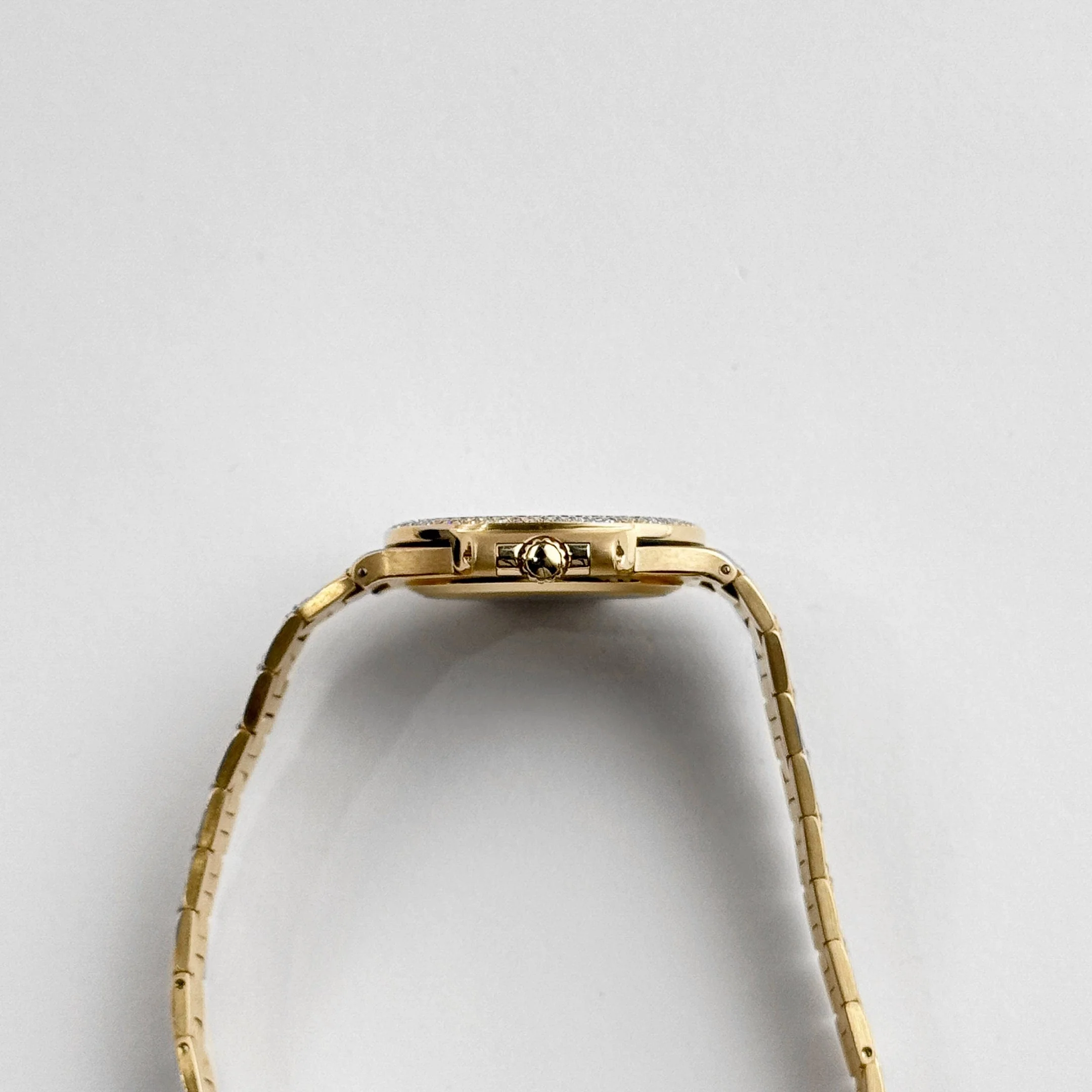 Patek Philippe Nautilus 3800/5 Yellow Gold Glided Gold Diamond Dial (1984)