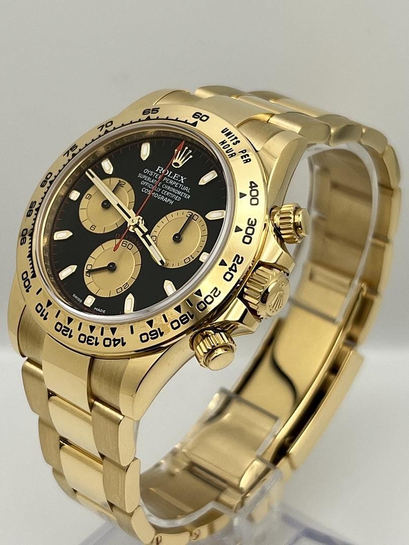 Rolex Daytona 116508 'Paul Newman' Yellow Gold Black Dial