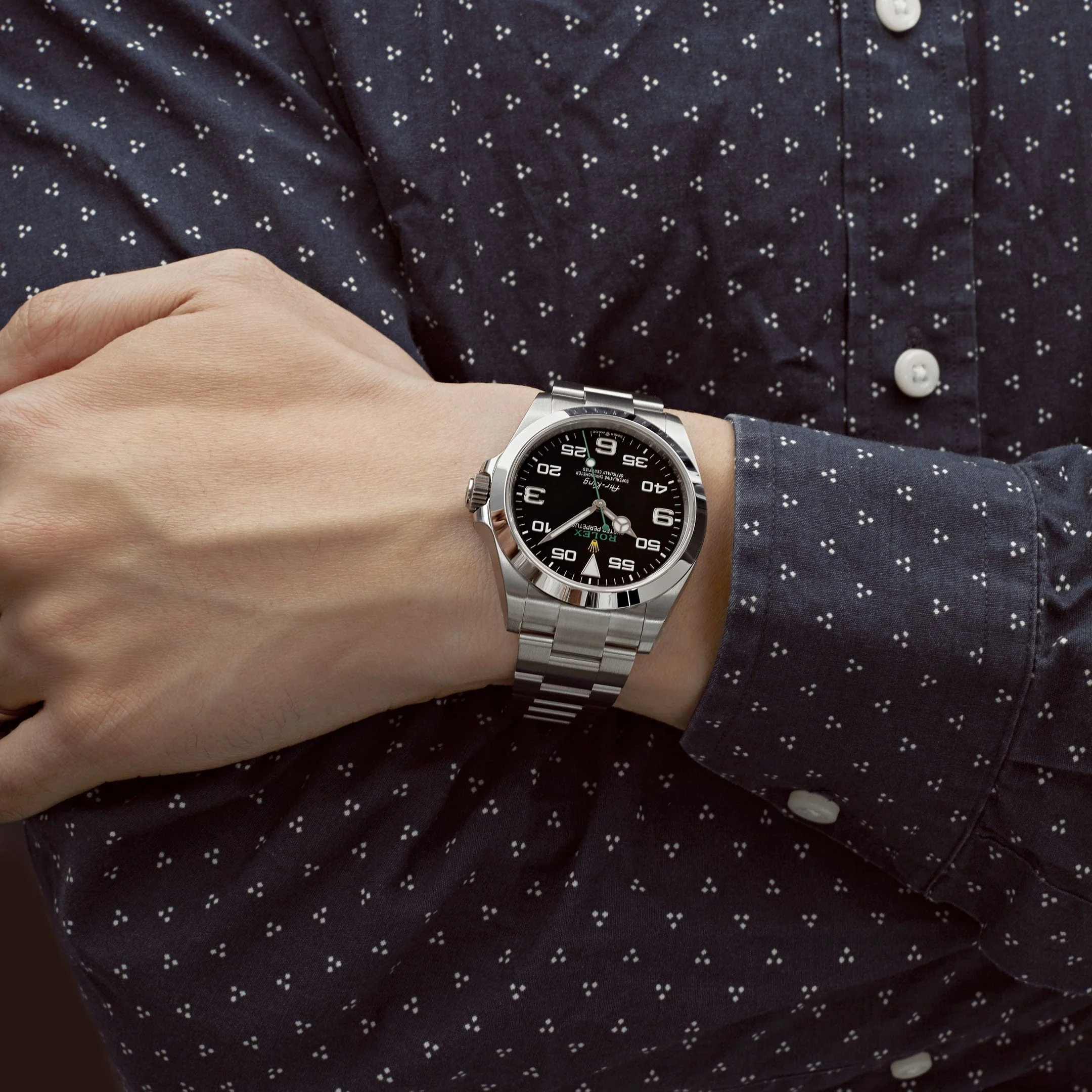 Rolex Air-King 116900 Stainless Steel Black Dial