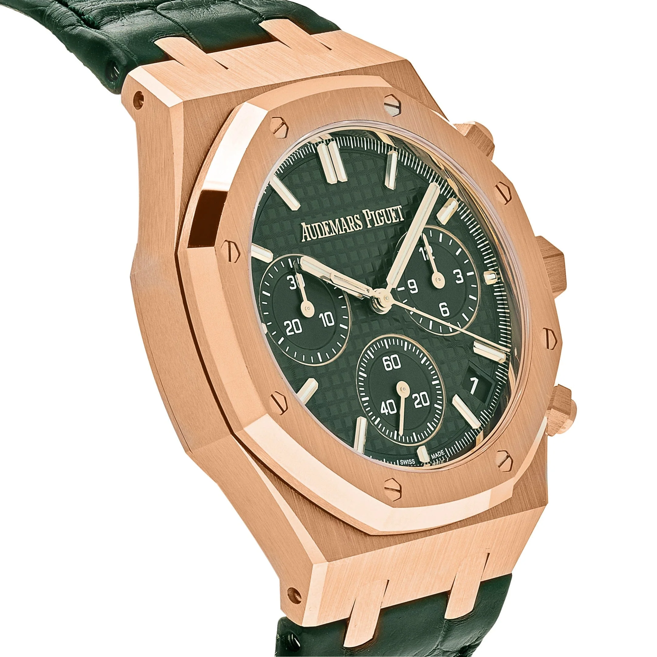 Audemars Piguet Royal Oak 26240OR.OO.D404CR.02 Chronograph Rose Gold Green Dial (2023)