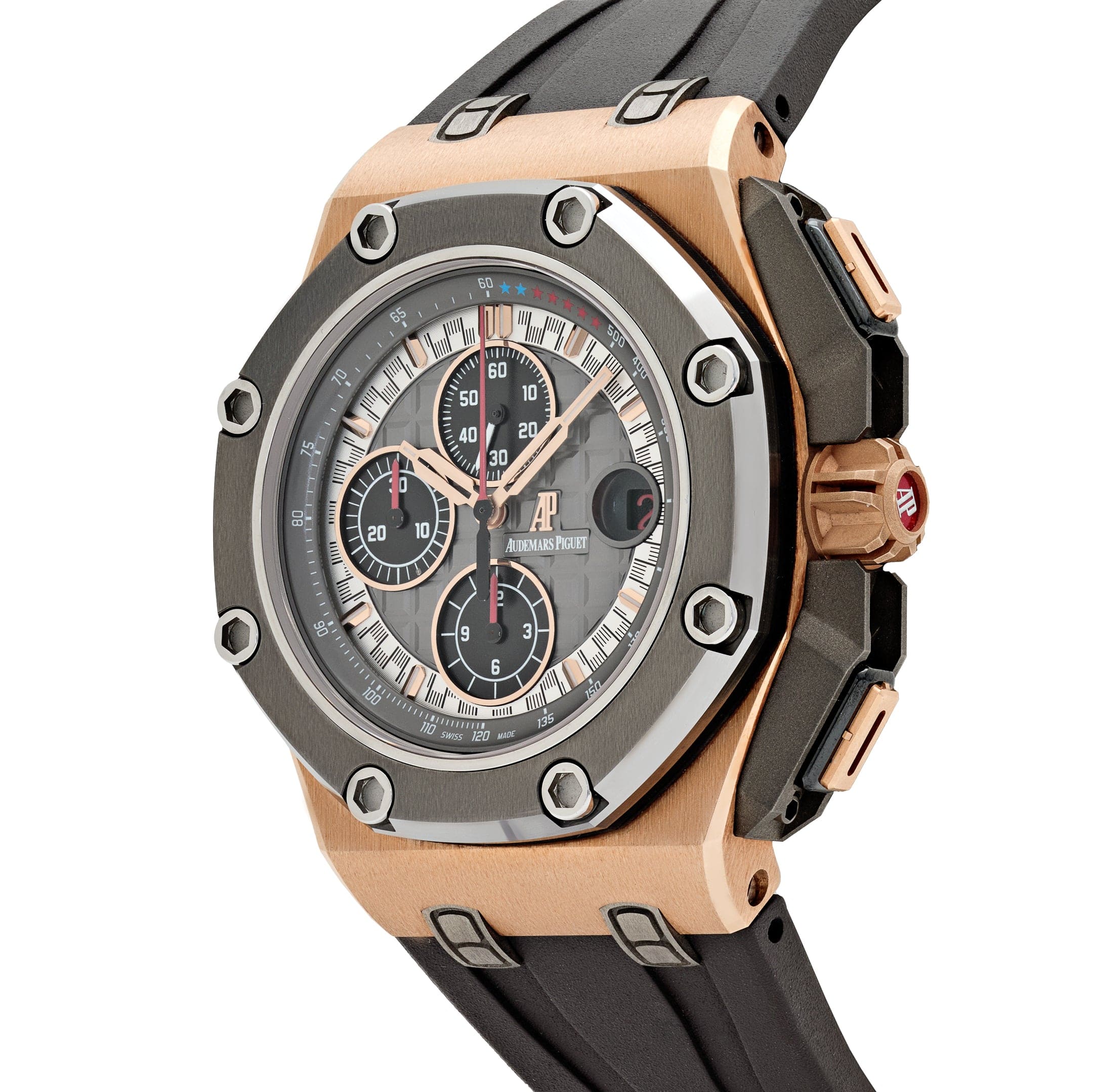 Audemars Piguet Royal Oak Offshore 26568OM.OO.A004CA.01 'Michael Schumacher' Chronograph Rose Gold Grey Dial Limited Edition of 500 (2012)