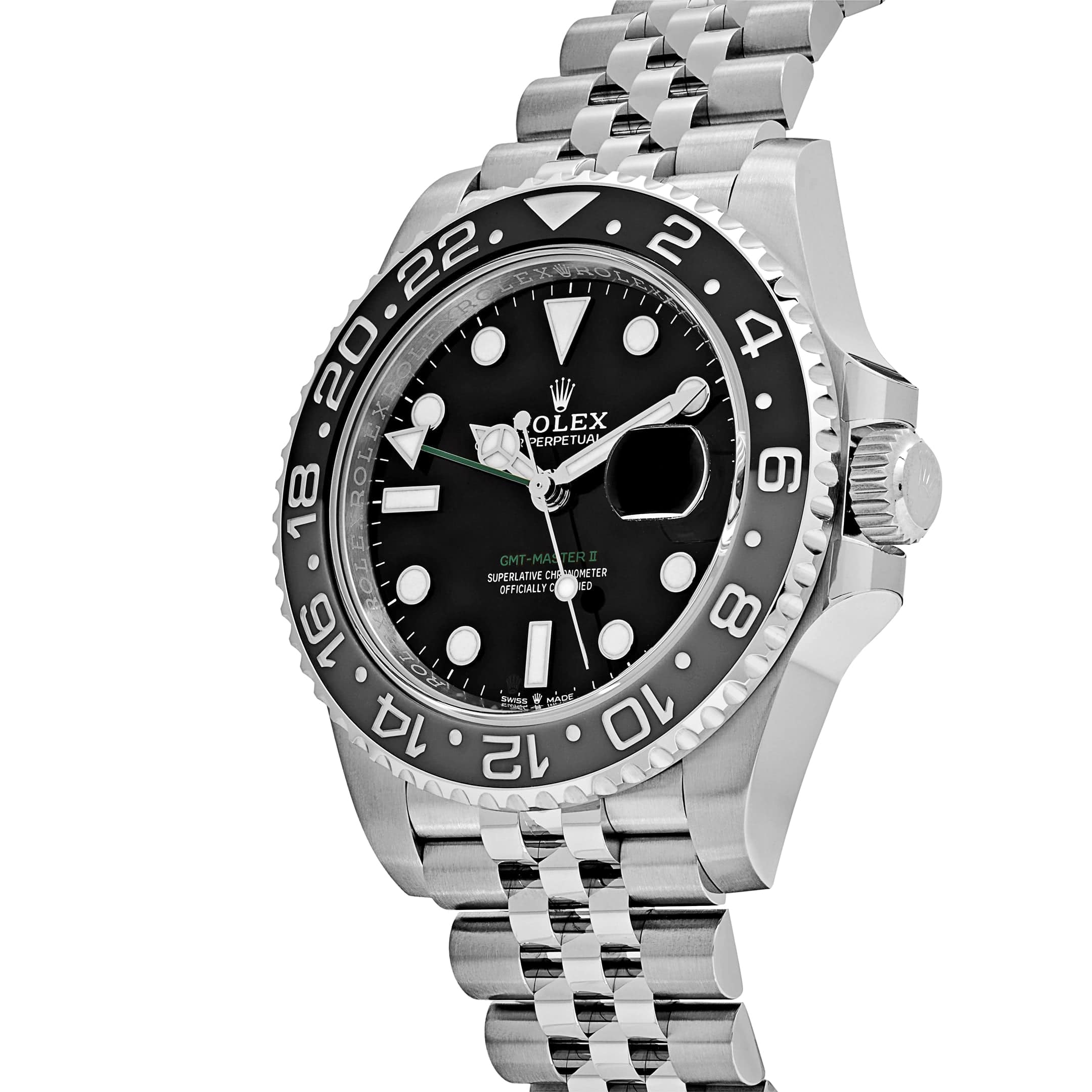Rolex GMT-Master II 126710GRNR 'Bruce Wayne' Stainless Steel Black Dial Jubilee (2025)