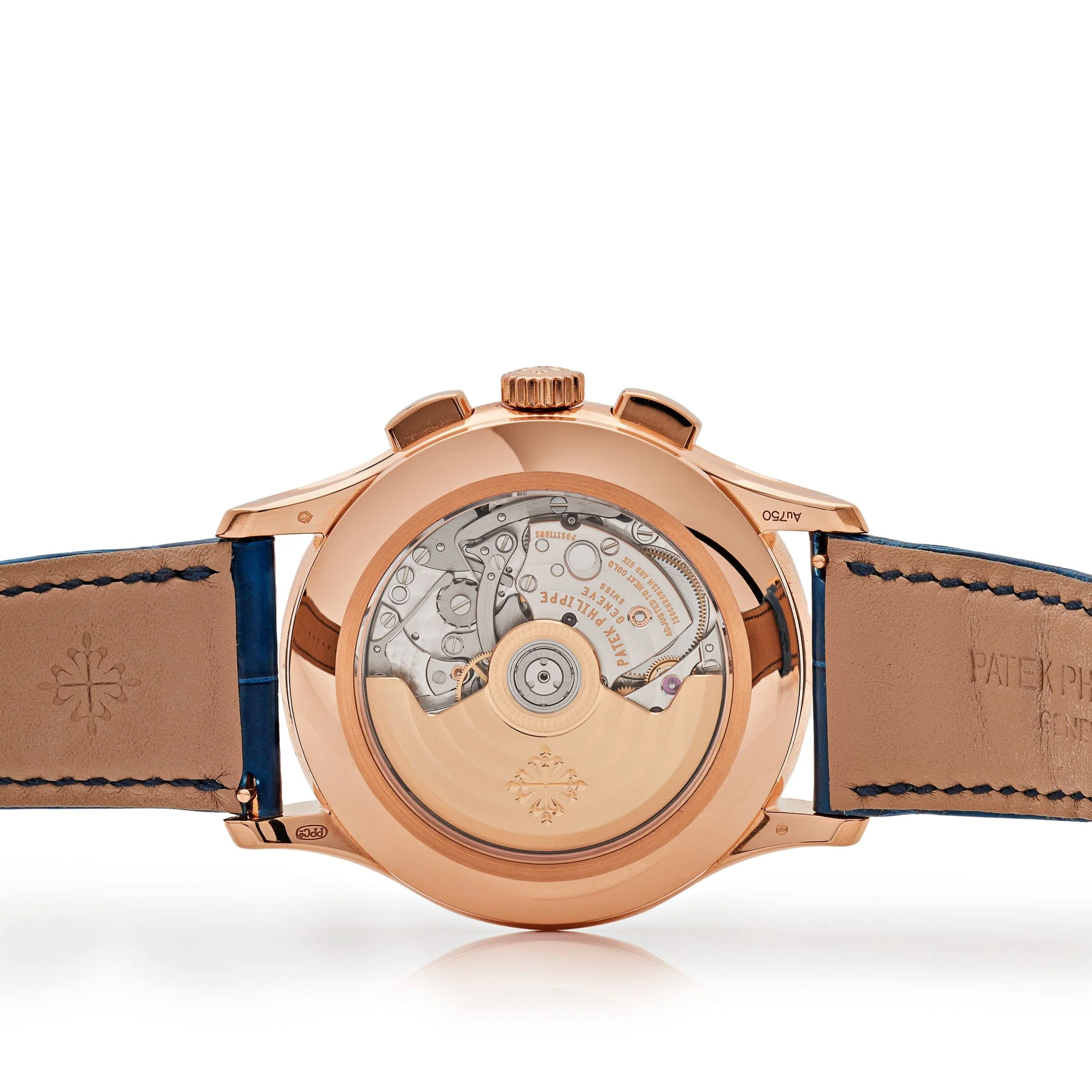 Patek Philippe Complications 5905R-010 Annual Calendar Flyback Chronograph Rose Gold Blue Dial