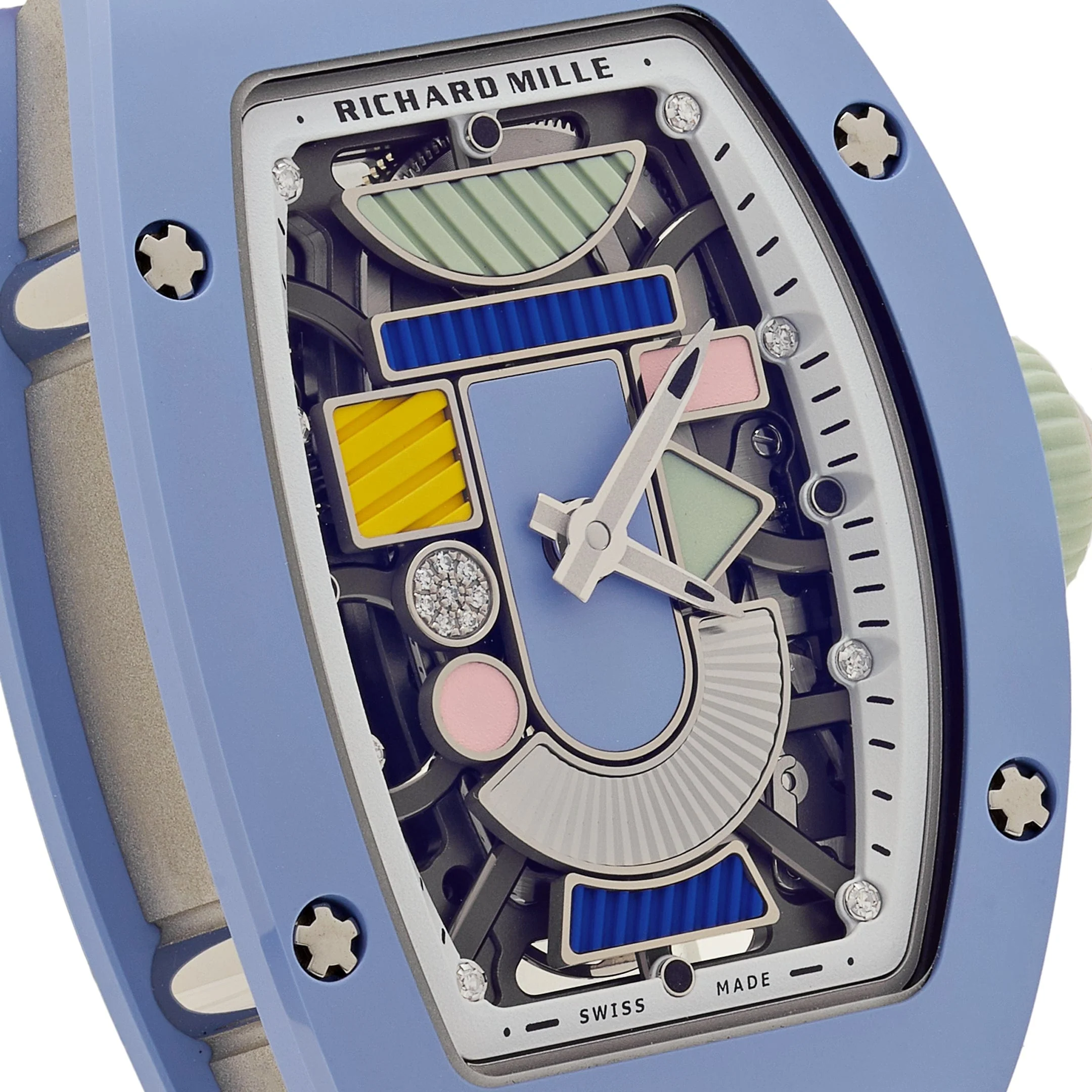 Richard Mille RM 07-01 'Ladies' Coloured Ceramics Powder Blue Ceramic Limited Edition