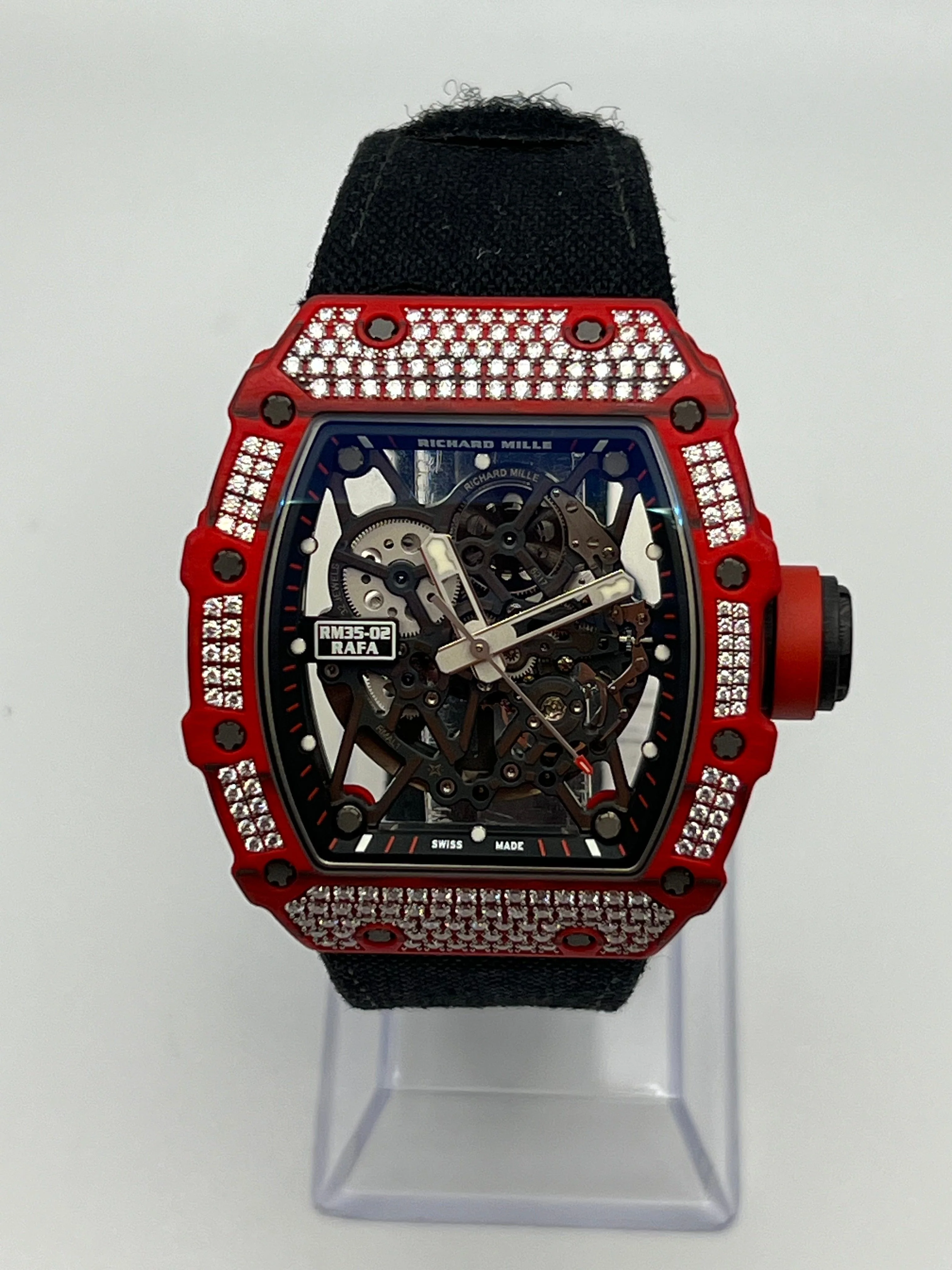 Richard Mille RM 35-02 'Rafa' Rafael Nadal Red Quartz TPT Diamond Set