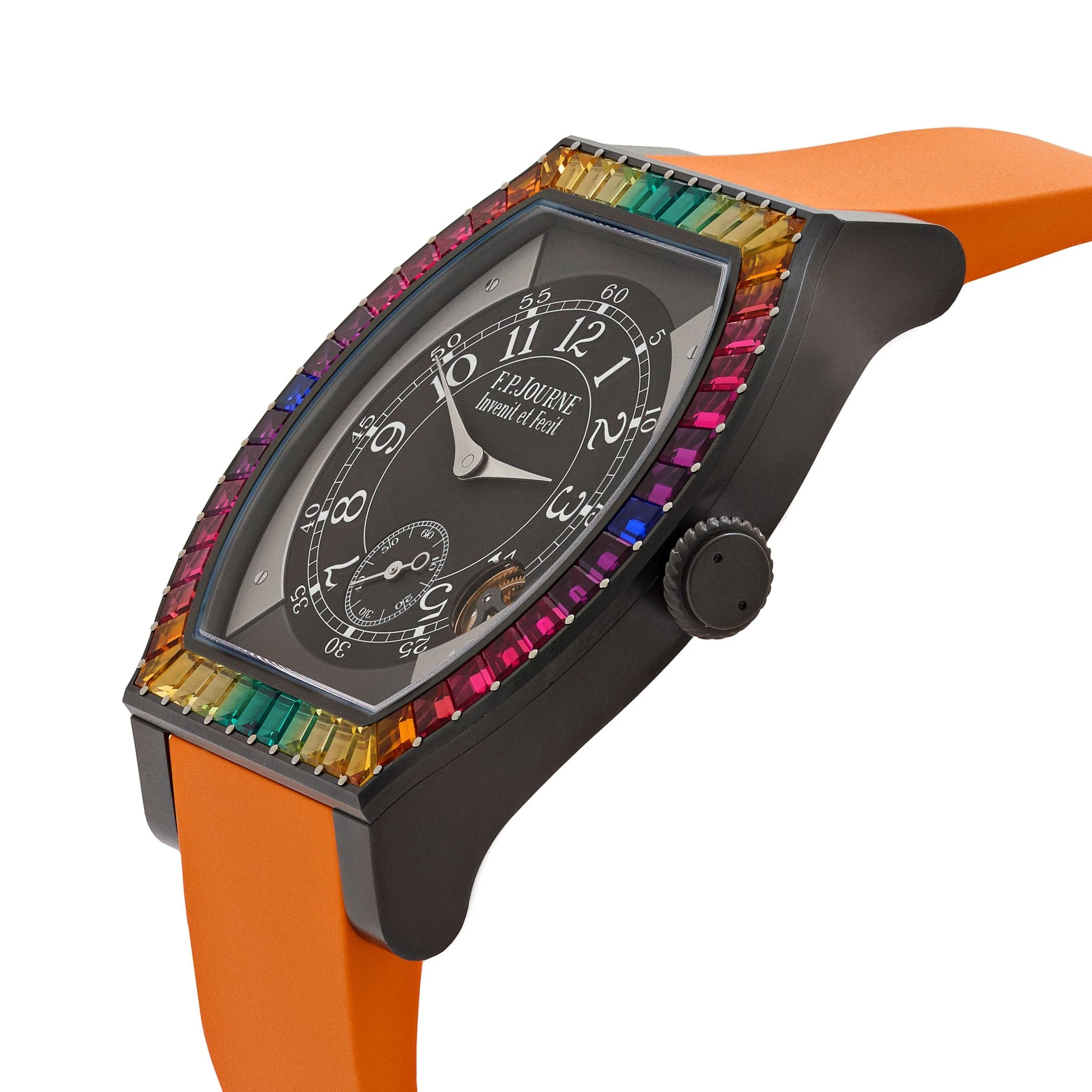 F.P.Journe Élégante 48 Ref. ELHT 'Gino's Dream' Titalyt Luminescent Black Dial Rainbow Bezel (2025)