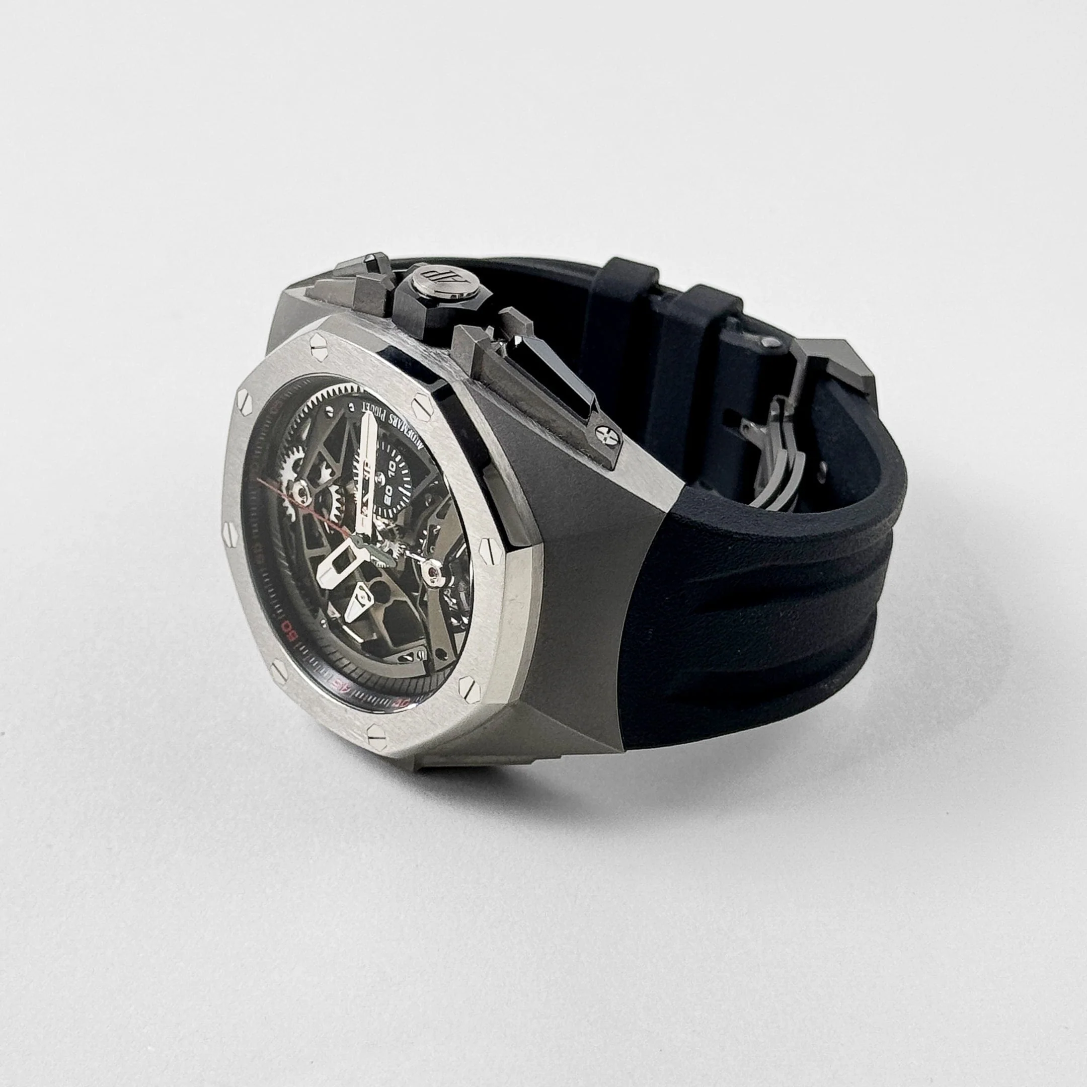 Audemars Piguet Royal Oak Concept 26587TI.OO.D067CA.01 Tourbillon Chronograph Titanium Openworked Dial (2018)