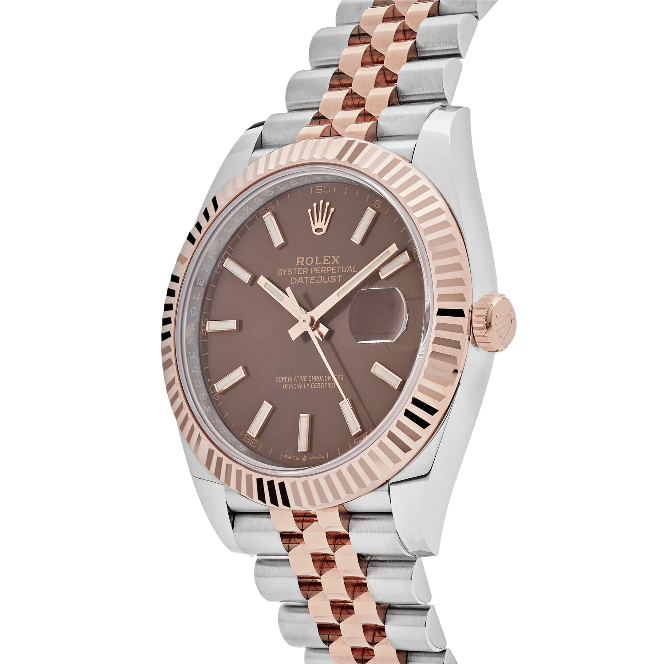 Rolex Datejust 41 126331 Two-Toned Rose Gold Stainless Steel Brown Dial (2023)