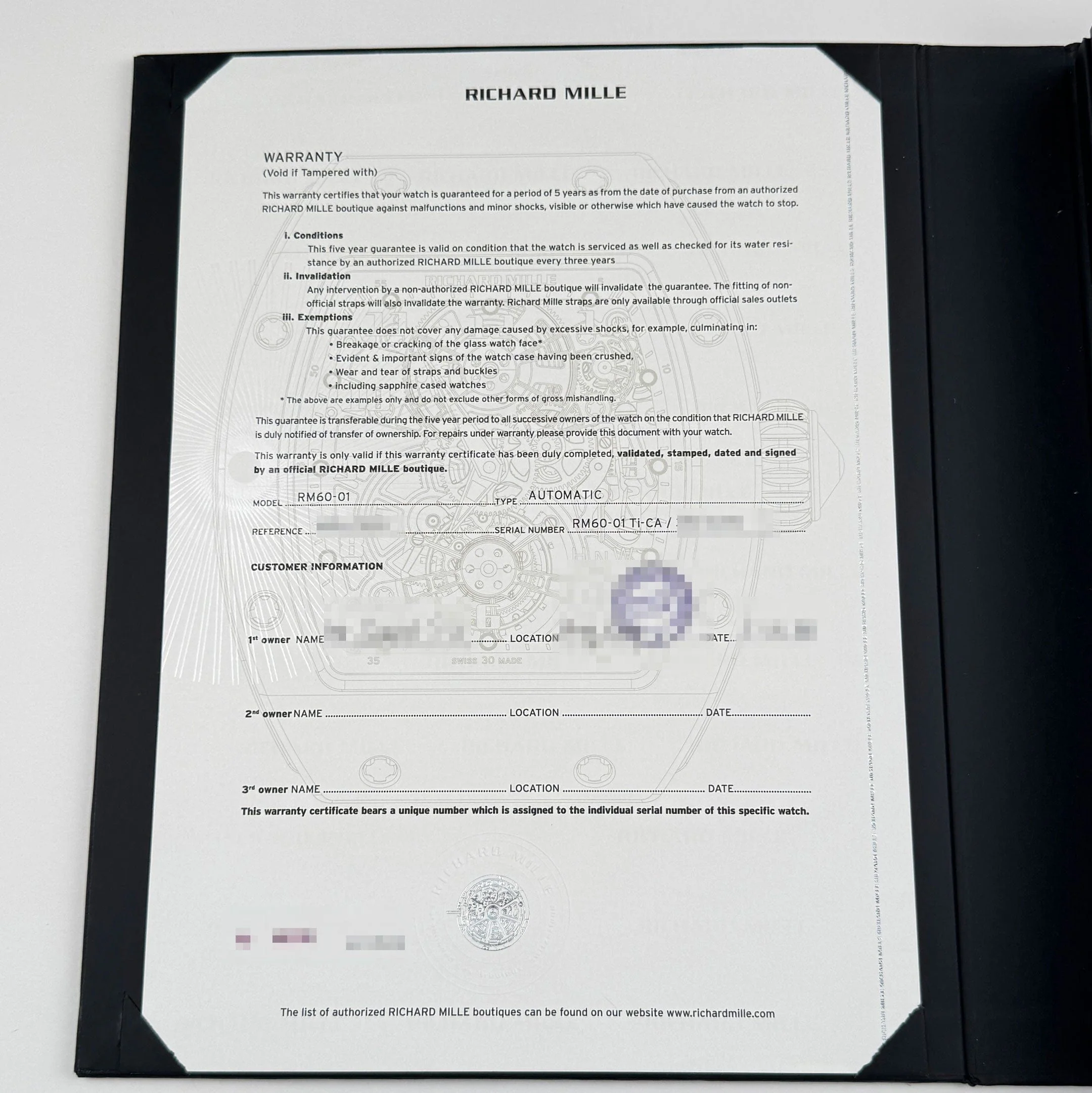 Richard Mille RM 60-01 ‘Les Voiles De St Barth’ Titanium Carbon Limited Edition of 80 (2022)