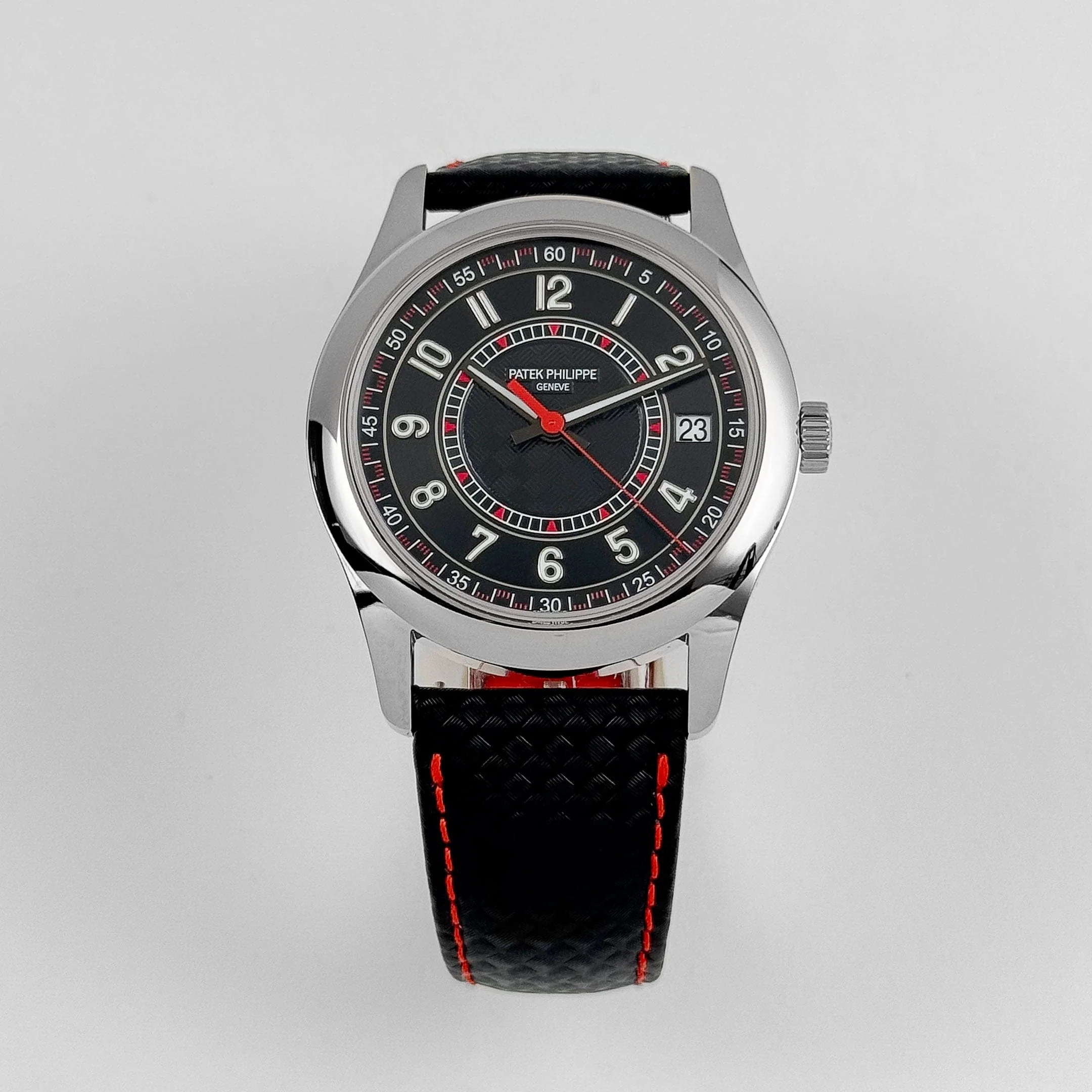 Patek Philippe Calatrava 6007G-010 White Gold Red Accents (2024)
