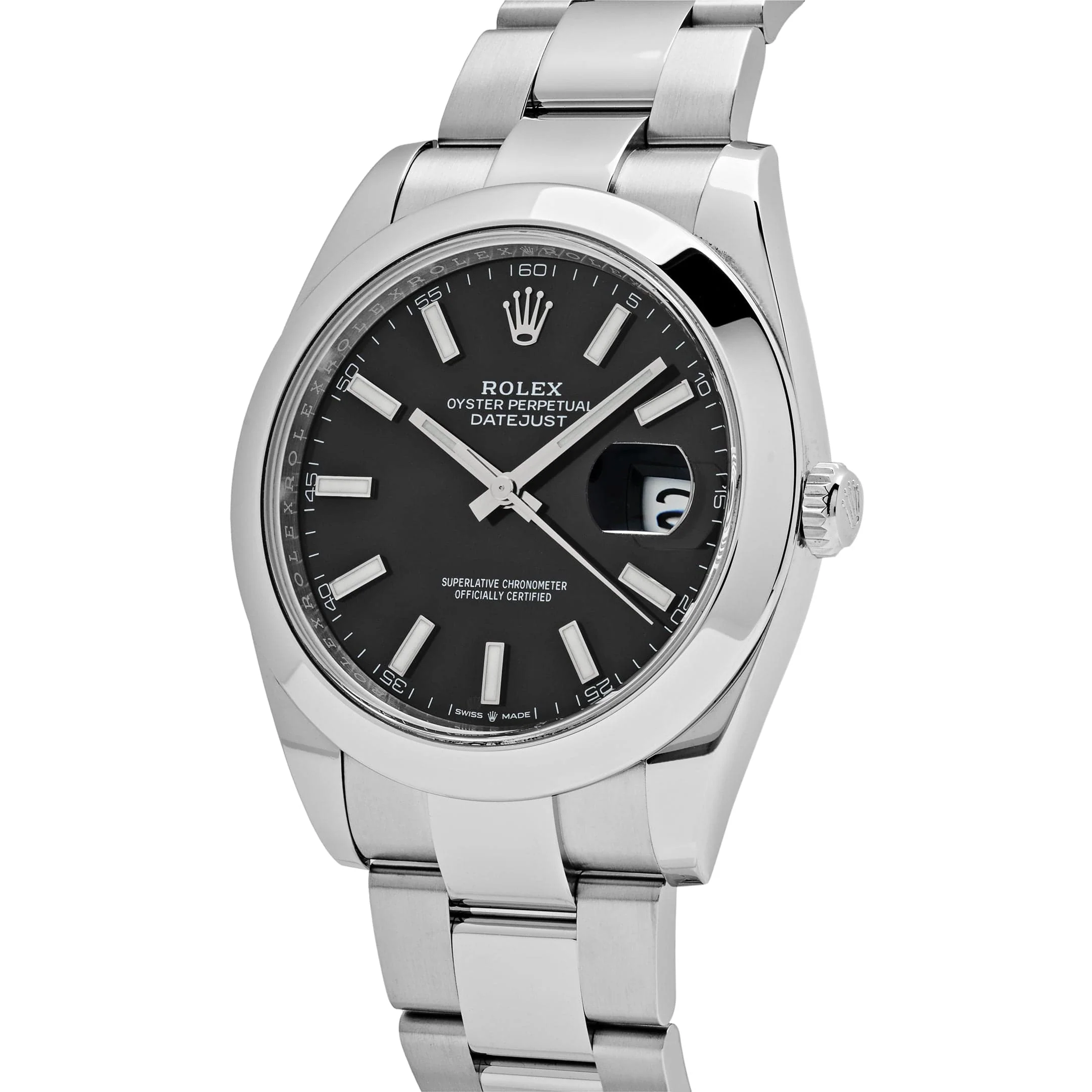 Rolex Datejust 41 126300 Stainless Steel Black Dial Oyster