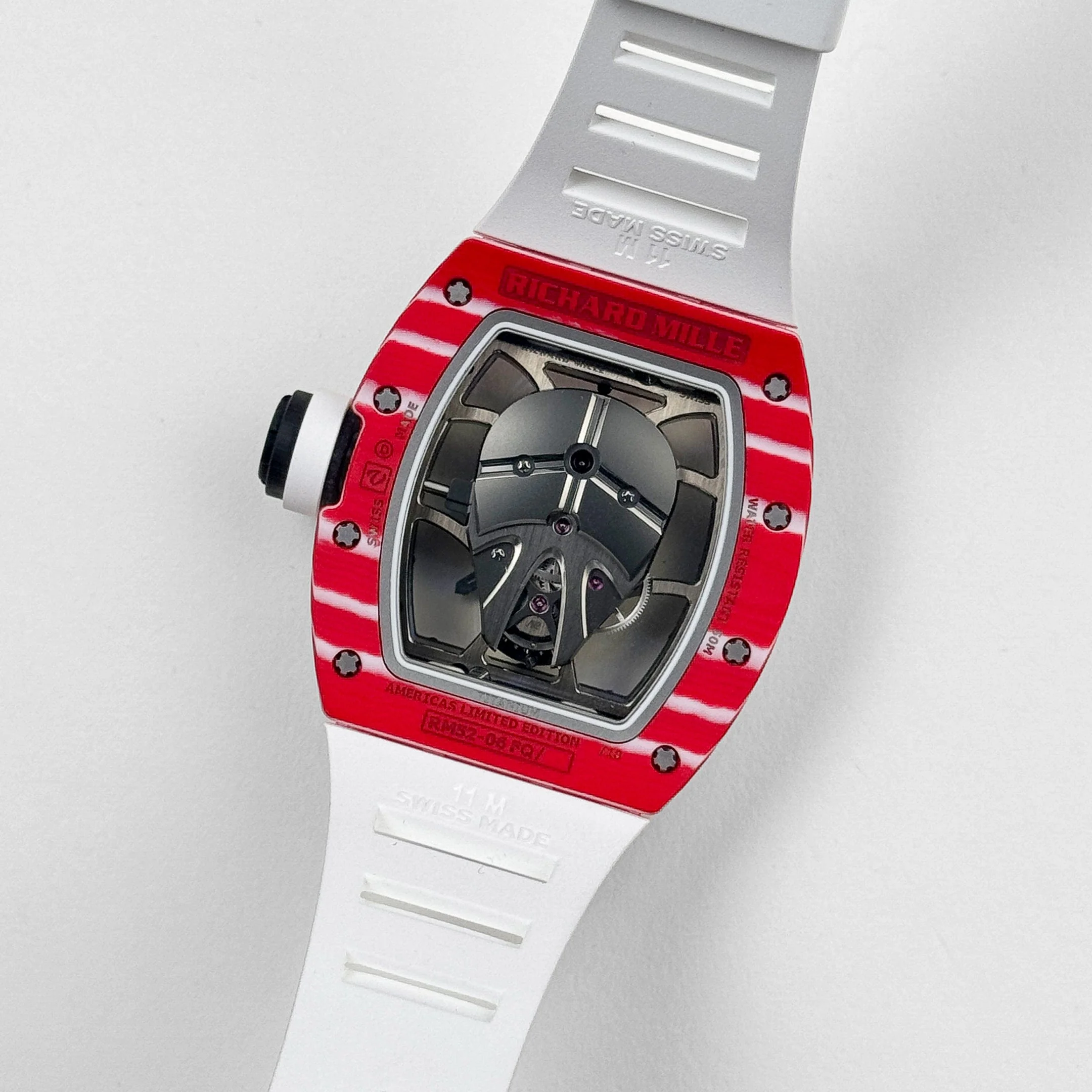 Richard Mille RM 52-06 Tourbillon 'Mask' Red White Quartz TPT Limited Edition of 18 (2025)