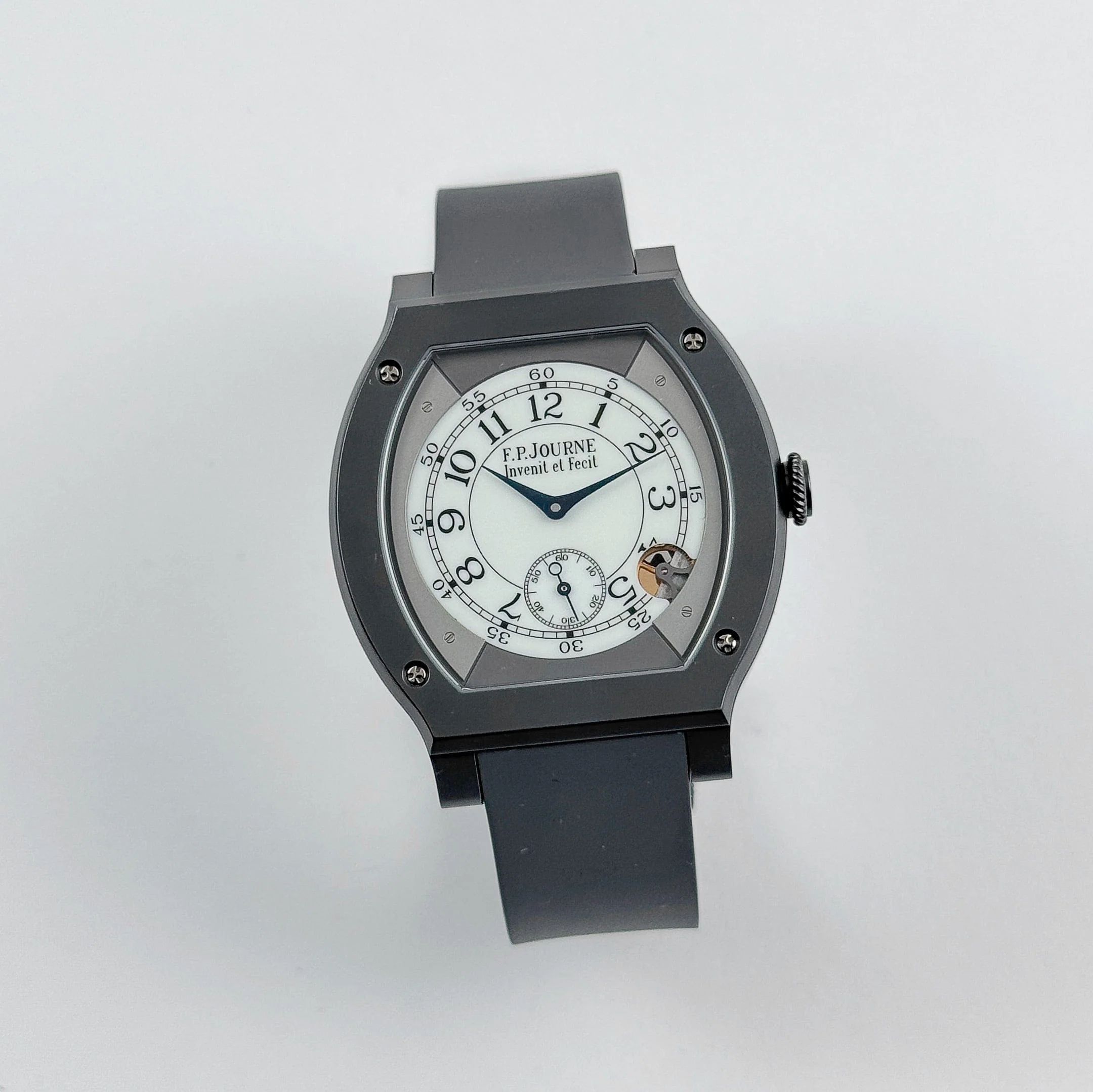 F.P.Journe Élégante 48 Ref. ELHT Titalyt Luminescent White Dial (2019)