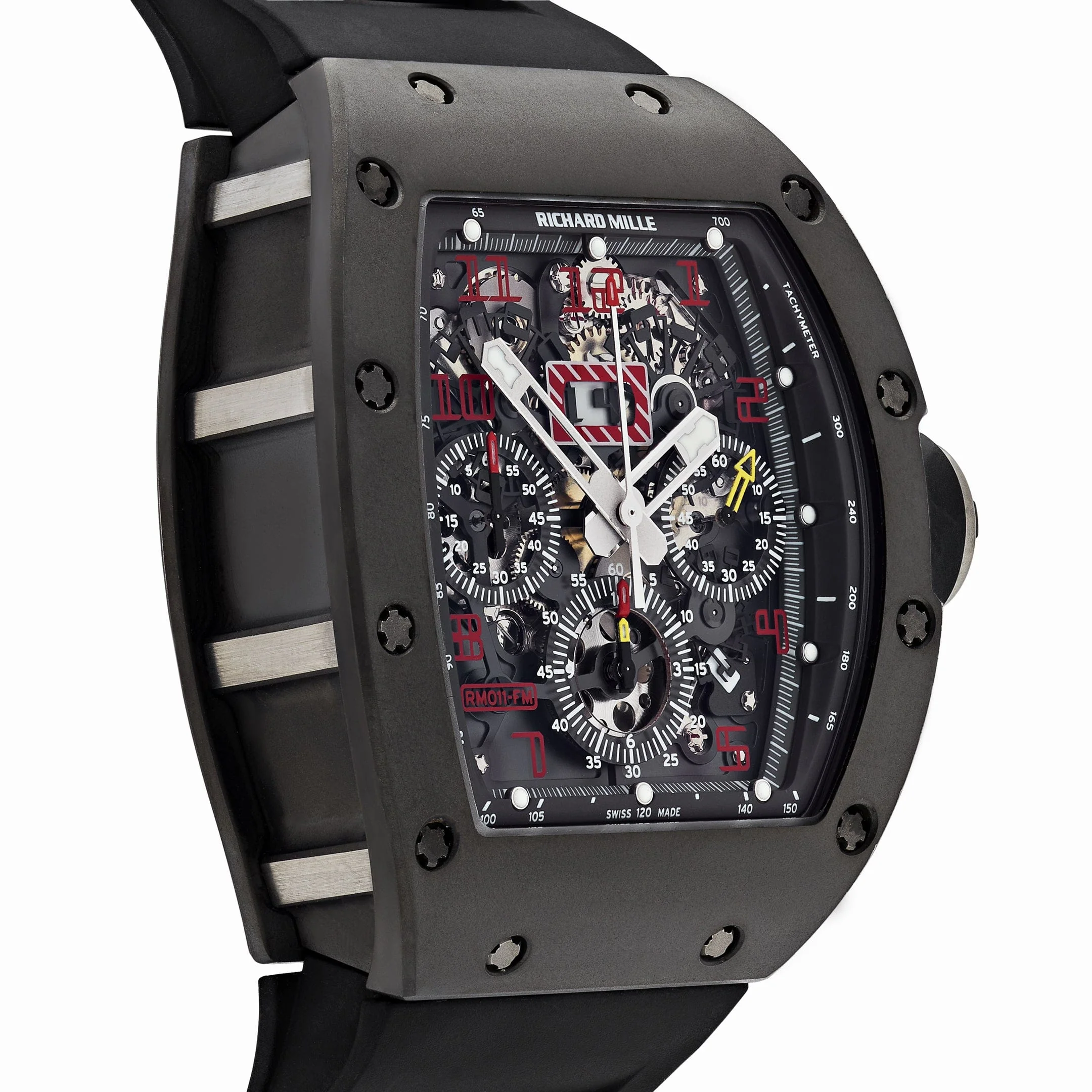 Richard Mille RM 011 AK TI Felipe Massa Titanium Red Numeral