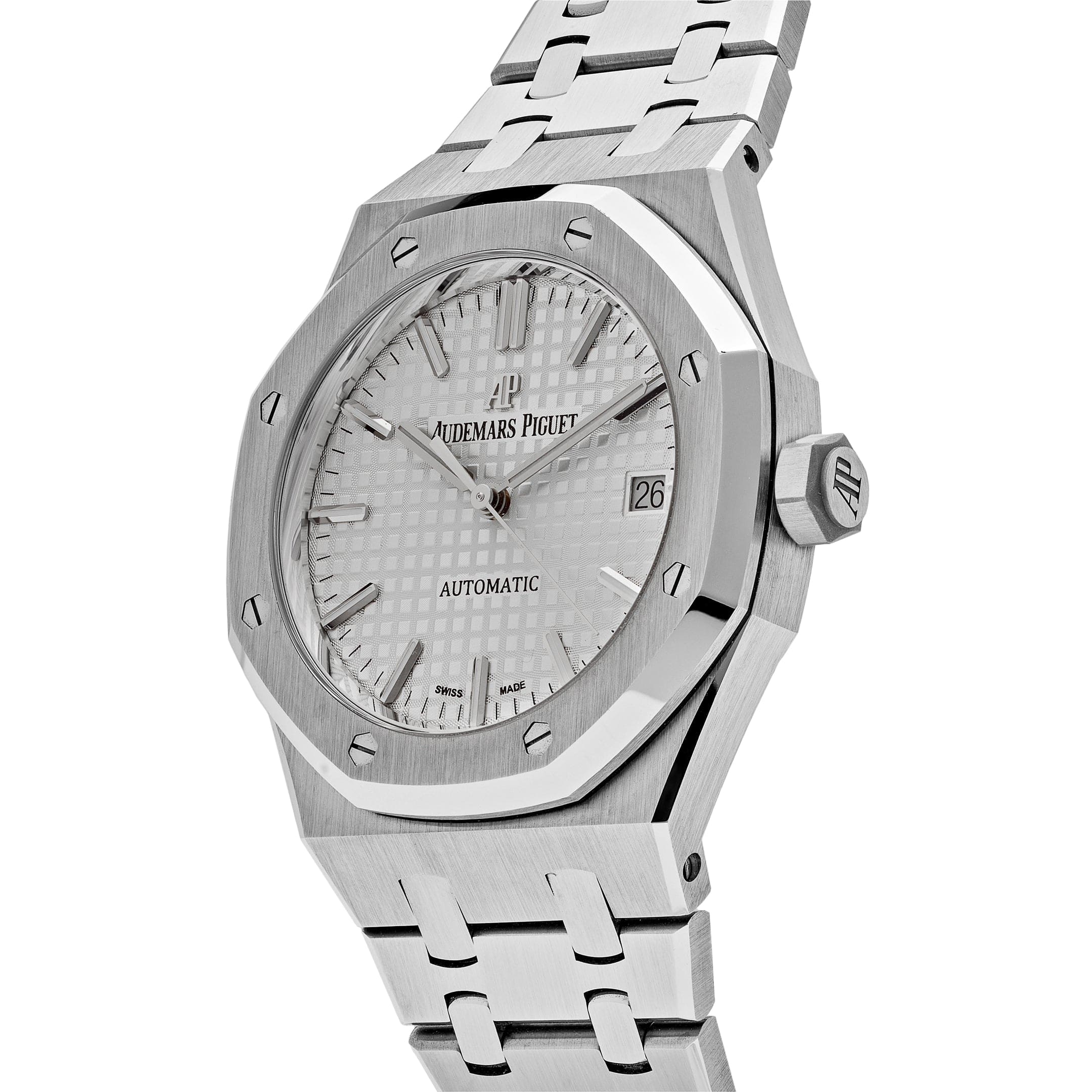 Audemars Piguet Royal Oak 15450ST.OO.1256ST.01.A Selfwinding Stainless Steel White Dial