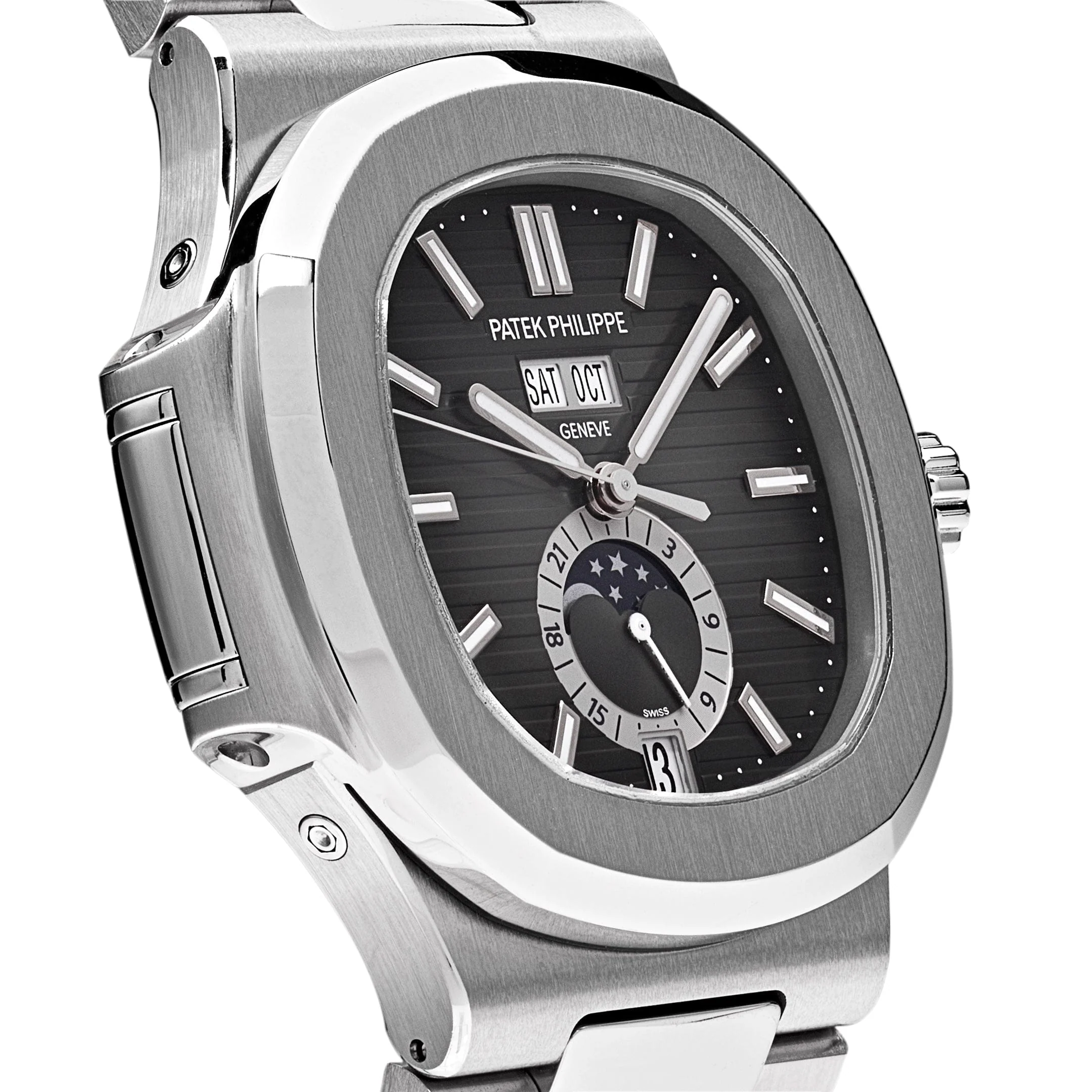 Patek Philippe Nautilus 5726/1A-001 Annual Calendar Moon Phases Stainless Steel