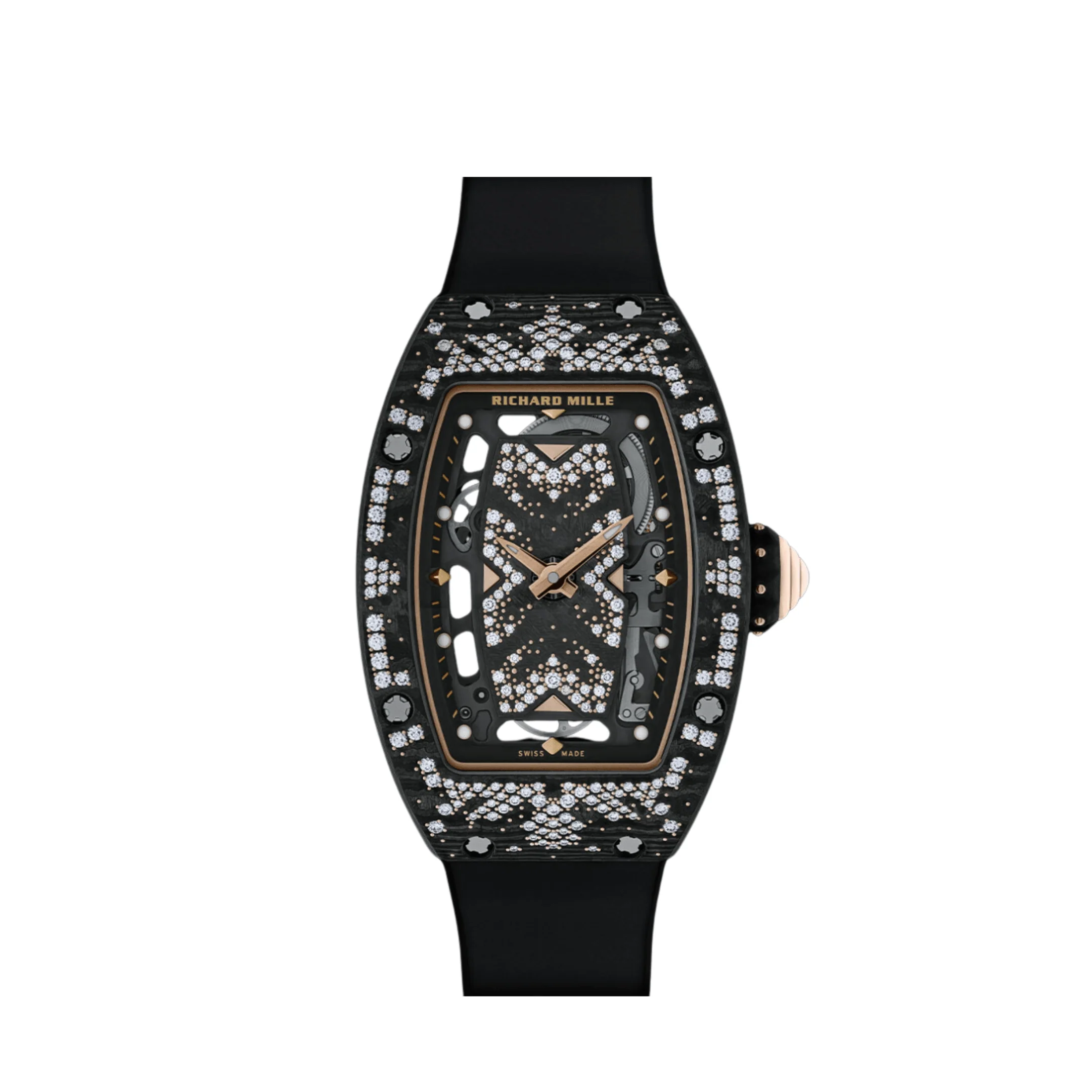Richard Mille RM 07-01 'Ladies' Intergalactic Bright Night Carbon TPT Diamond Bezel