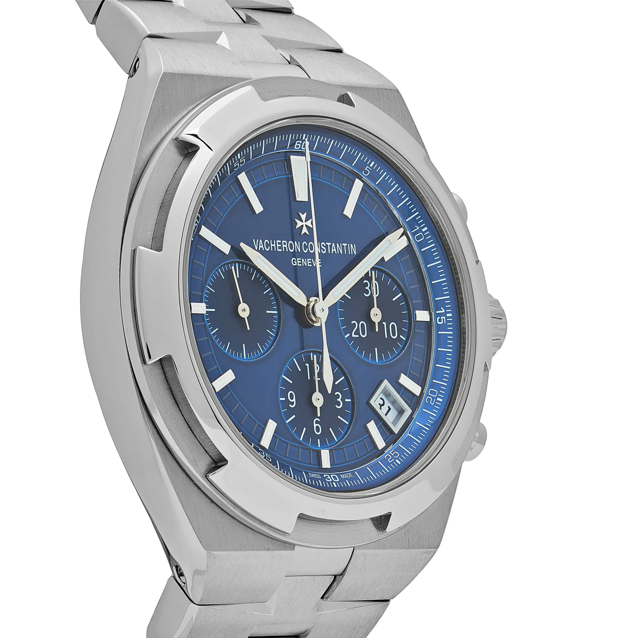 Vacheron Constantin Overseas Chronograph 5500V/110A-B148 Stainless Steel Blue Dial