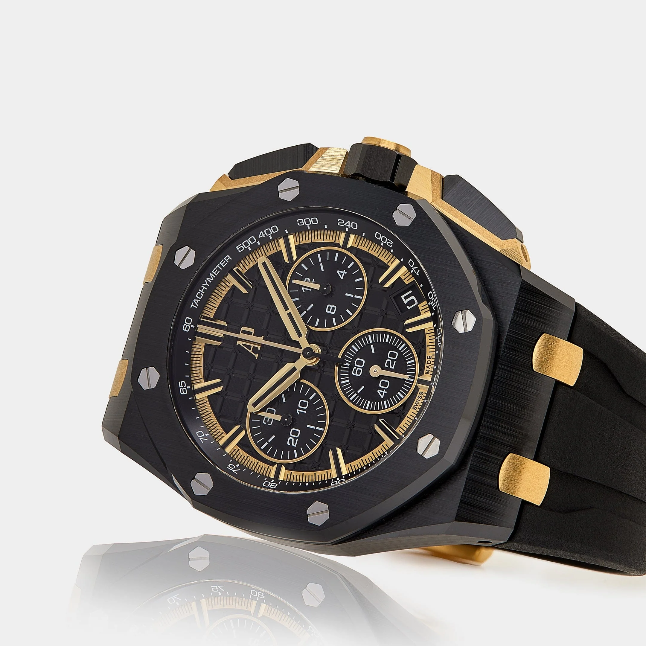 Audemars Piguet Royal Oak Offshore 26420CE.OO.A127CR.01 Chronograph Black Ceramic Yellow Gold Black Dial (2023)