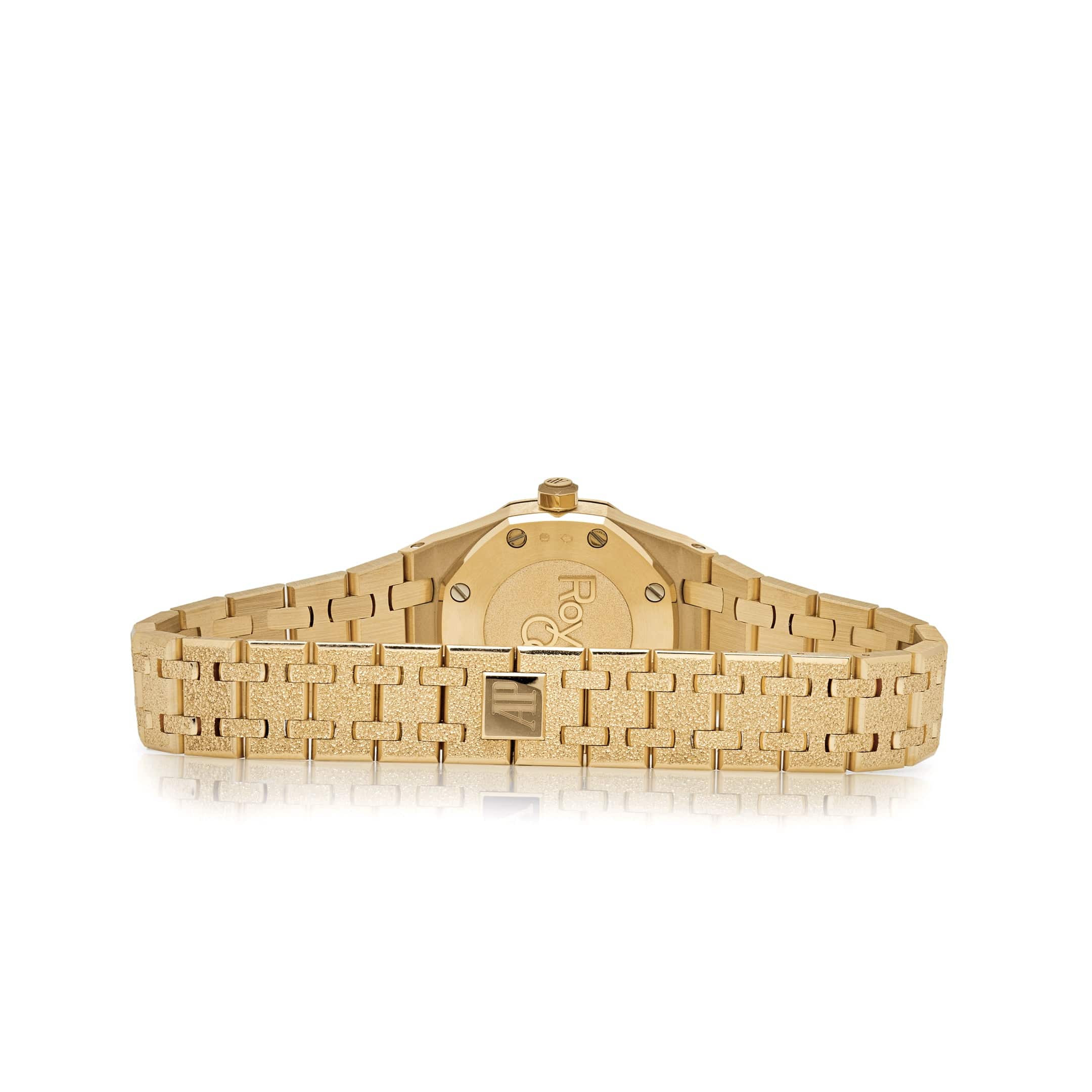 Audemars Piguet Royal Oak 67630BA.GG.1312BA.01 'Mini' Frosted Yellow Gold Quartz (2025)