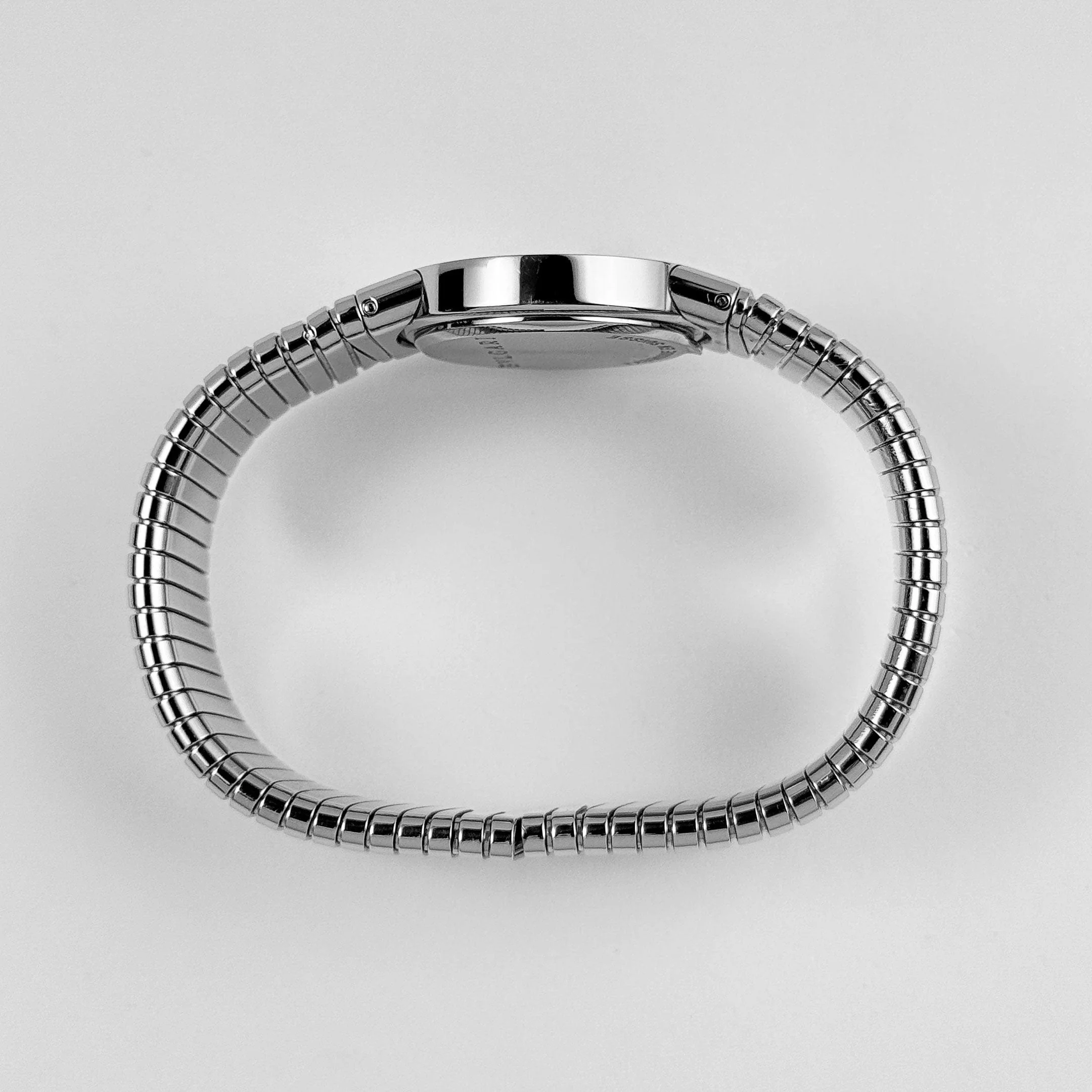 BVLGARI Tubogas BB262TS 'Ladies' Stainless Steel Black Diamond Dial Quartz