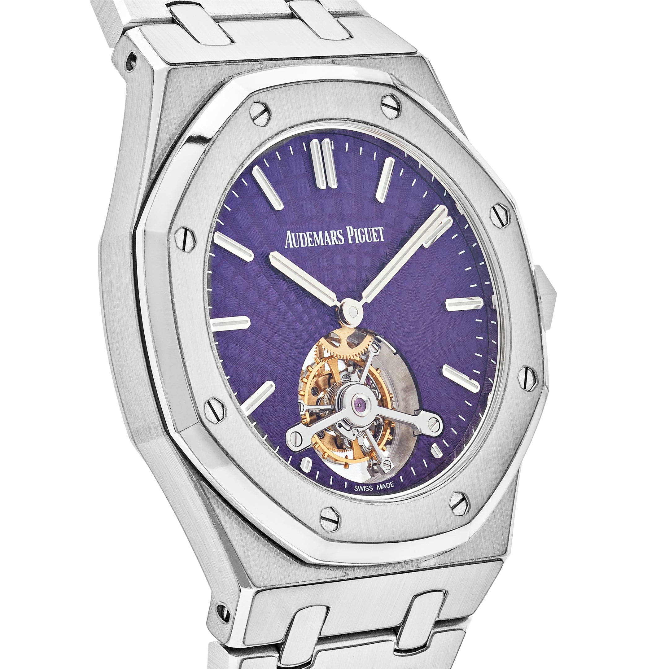 Audemars Piguet Royal Oak Tourbillon Extra Thin Purple Dial 26522ST.OO.1220ST.01