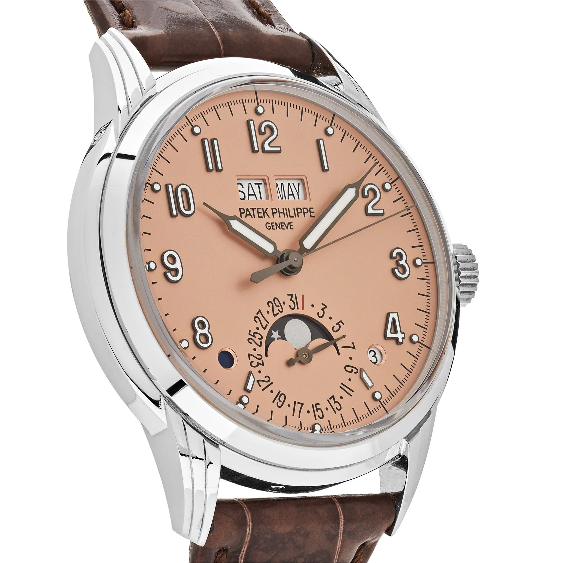 Patek Phillipe Grand Complications 5320G-011 Perpetual Calendar White Gold Salmon Dial (2024)