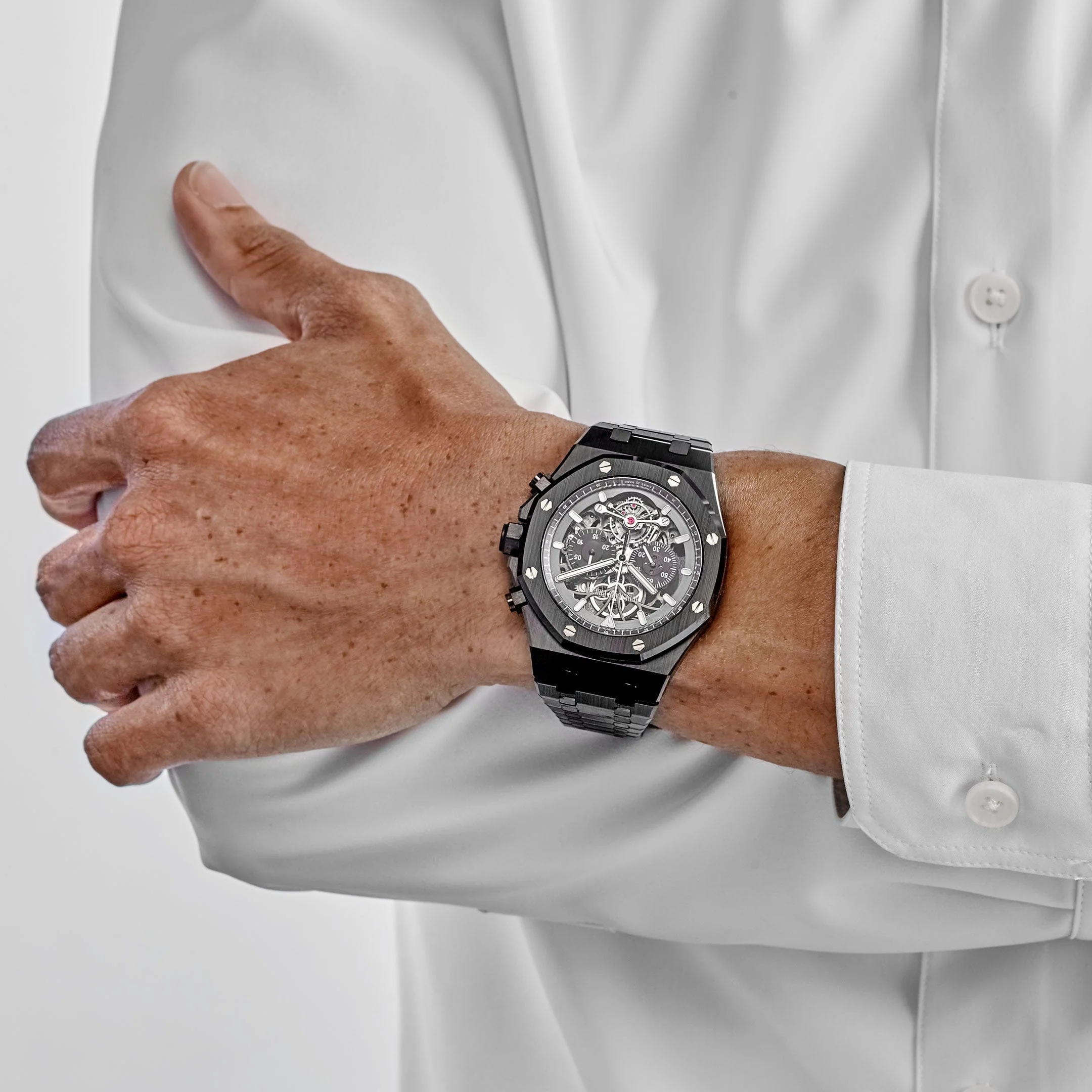 Audemars Piguet Royal Oak 26343CE.OO.1247CE.01 Tourbillon Chronograph Black Ceramic Limited Edition of 100 (2018)