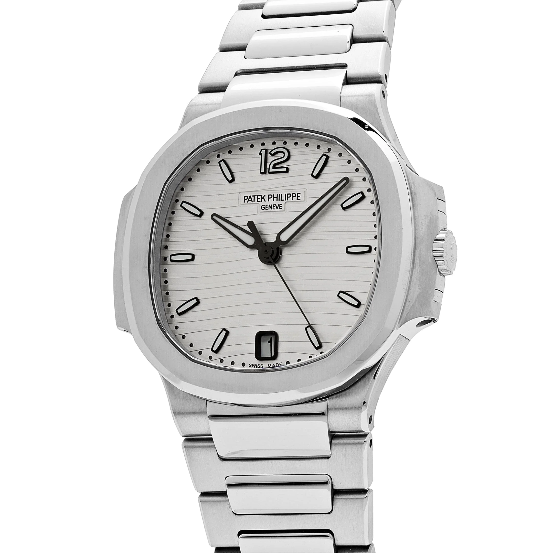 Patek Philippe Nautilus 7118/1A-010 Stainless Steel Silvery Opaline Dial (2019)