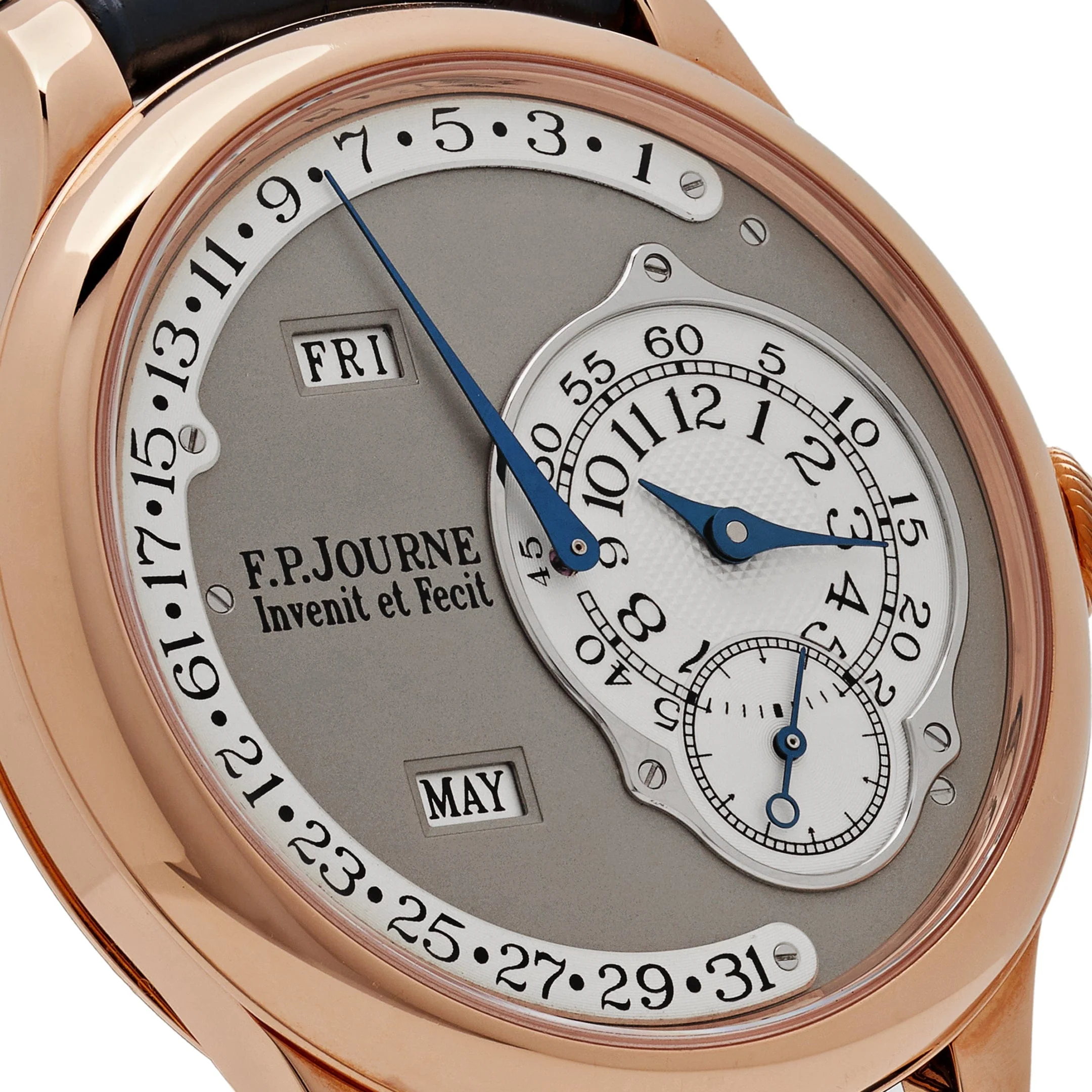 F.P.Journe Octa Calendrier Rose Gold White Gold Dial