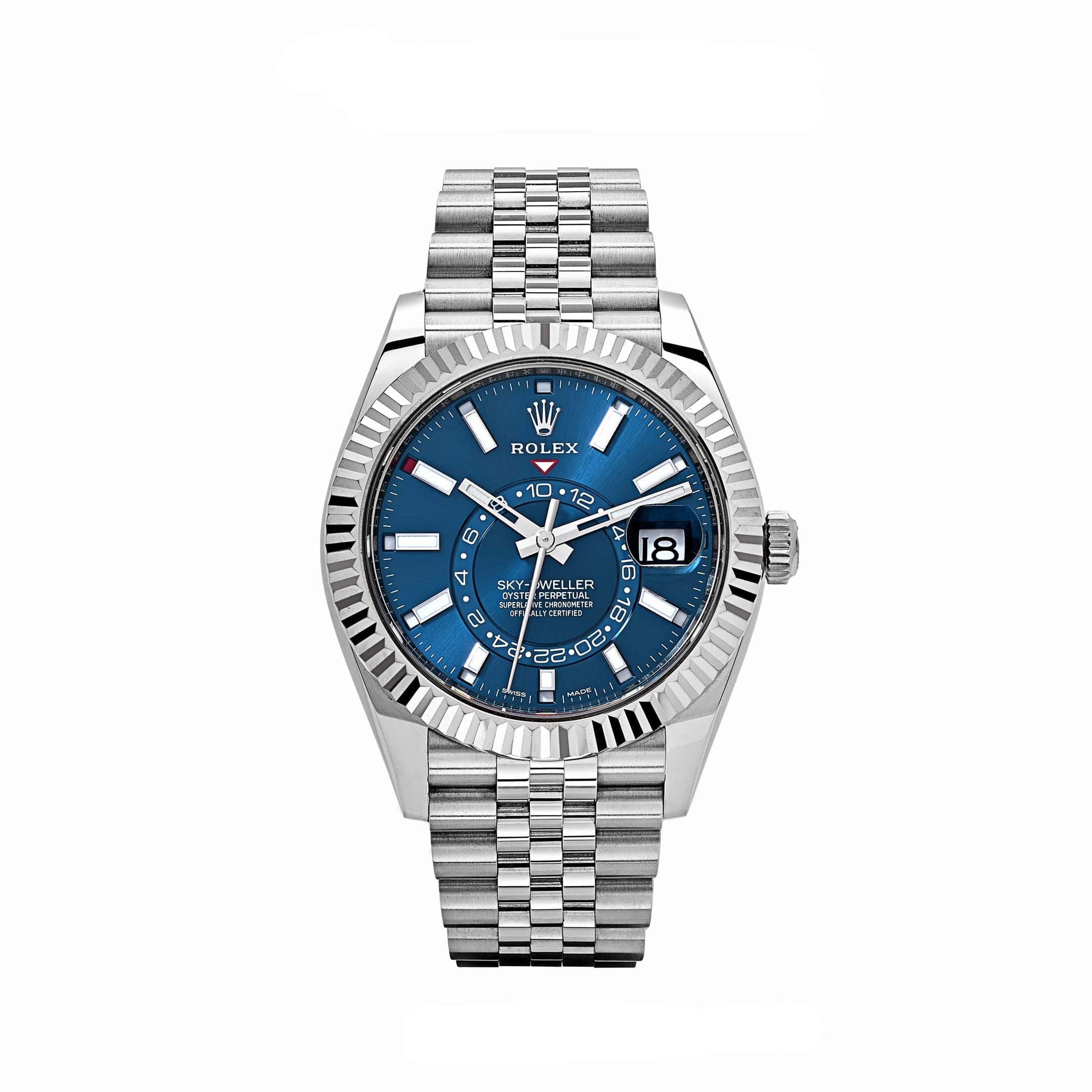 Rolex Sky-Dweller 326934 Stainless Steel Blue Dial Jubilee
