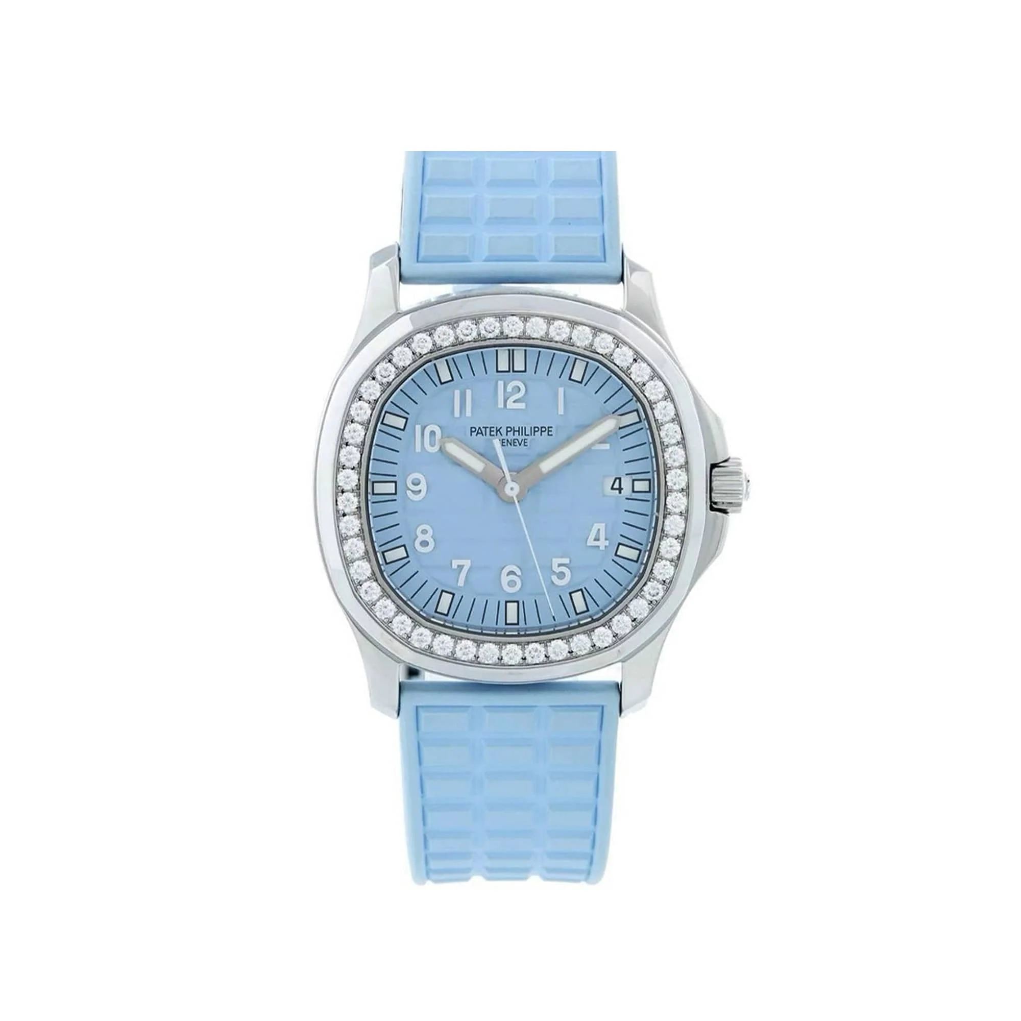 Patek Philippe Aquanaut Luce 5067A-017 'Ladies' Stainless Steel Blue Dial Diamond Bezel (2008)