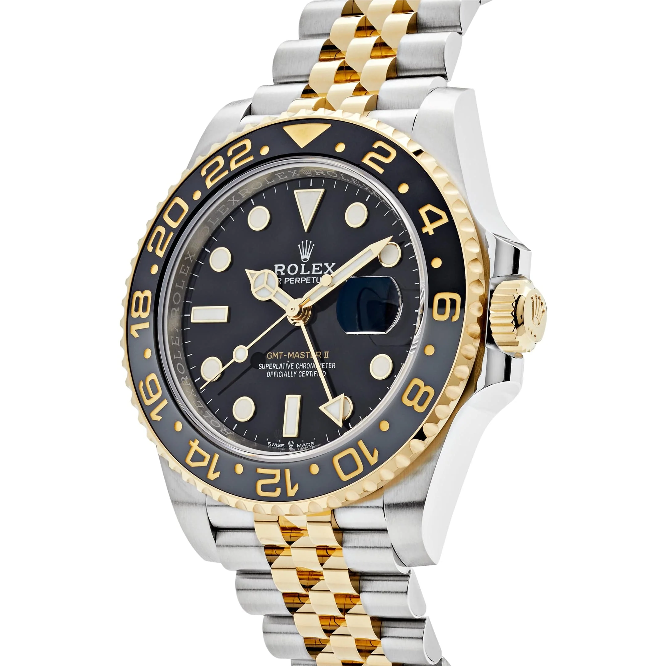 Rolex GMT-Master II 126713GRNR Stainless Steel Yellow Gold Black Dial Jubilee (2025)