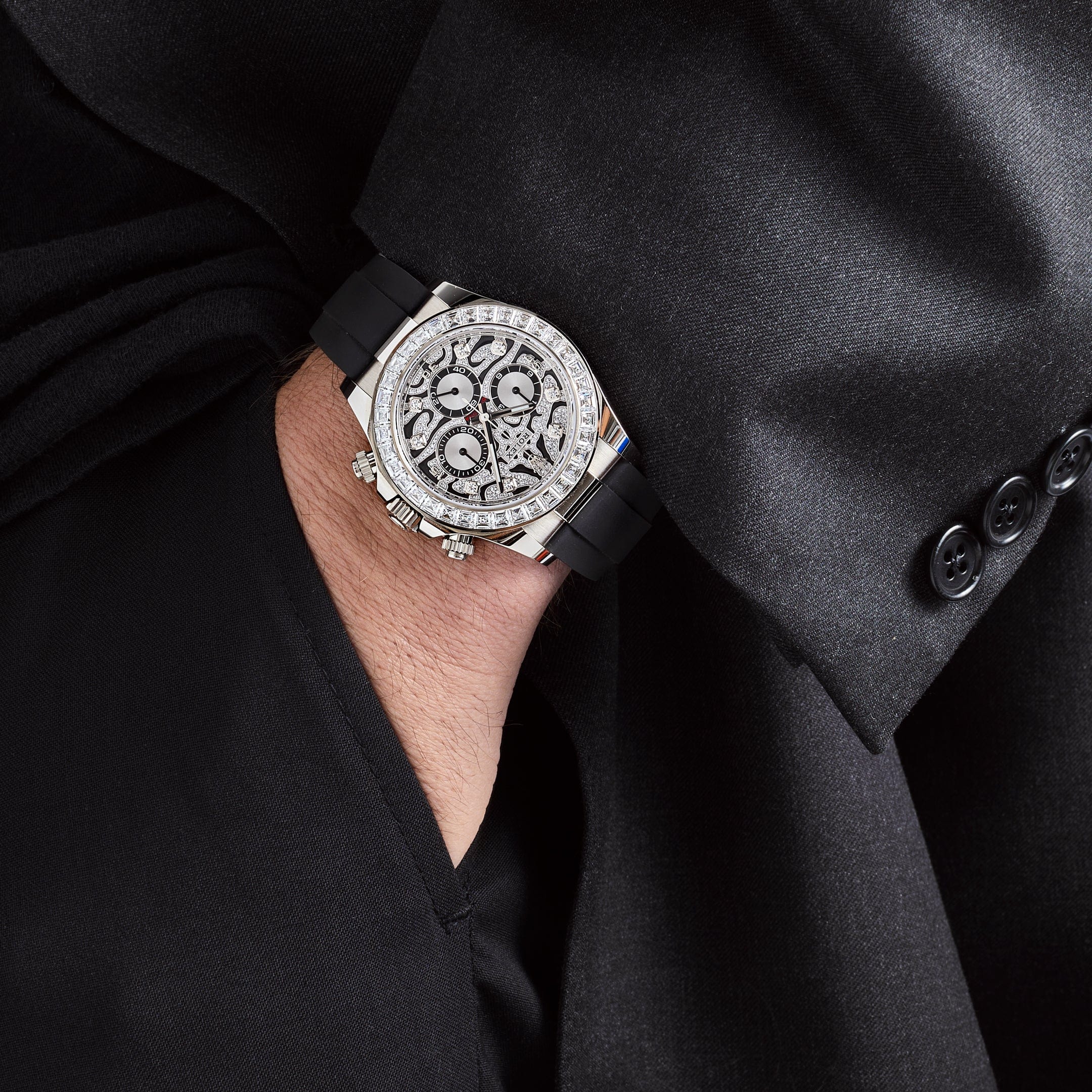 Rolex Daytona 'Eye of the Tiger' 116589TBR White Gold