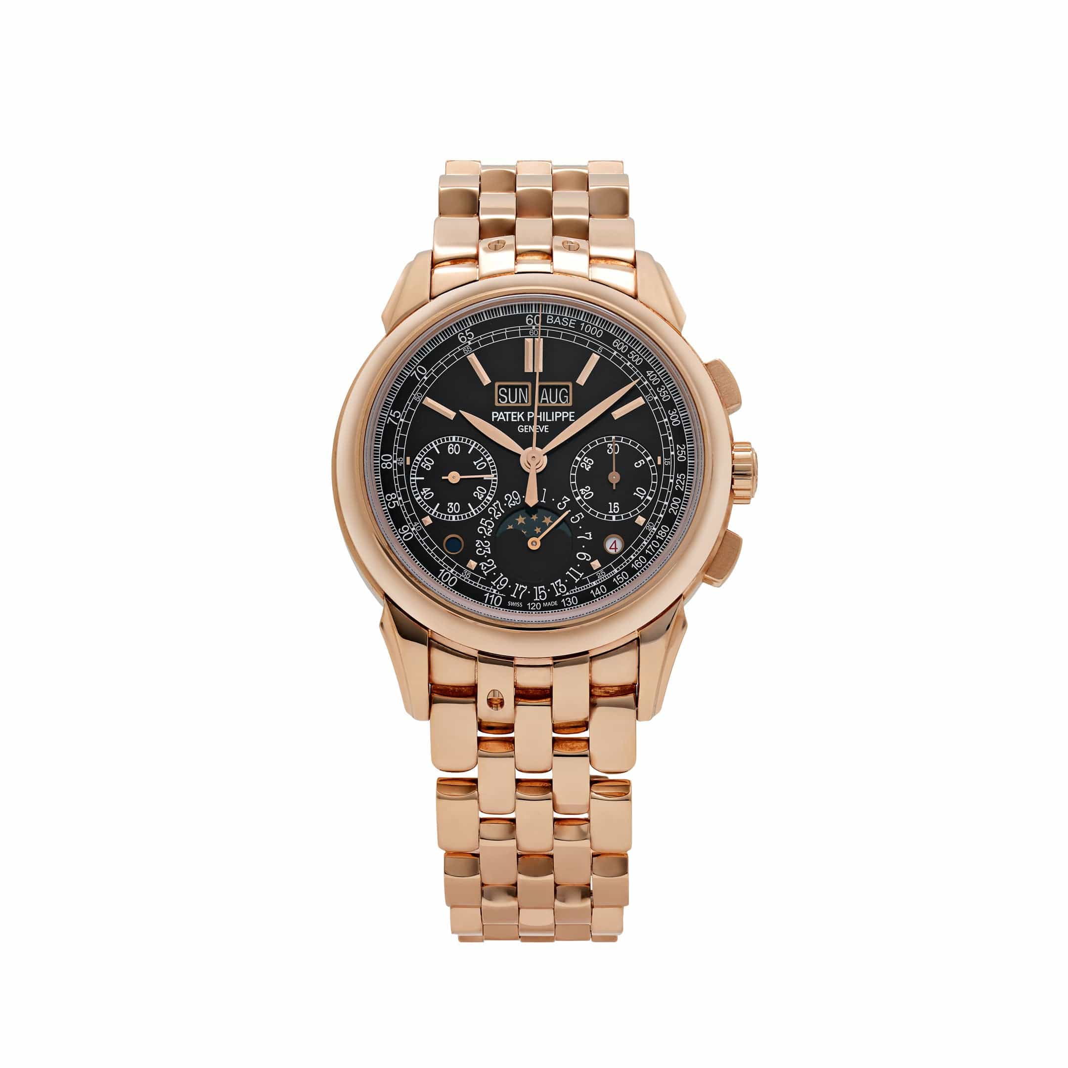 Patek Philippe Grand Complications 5270/1R-001 Chronograph Perpetual Calendar Rose Gold Black Dial (2021)