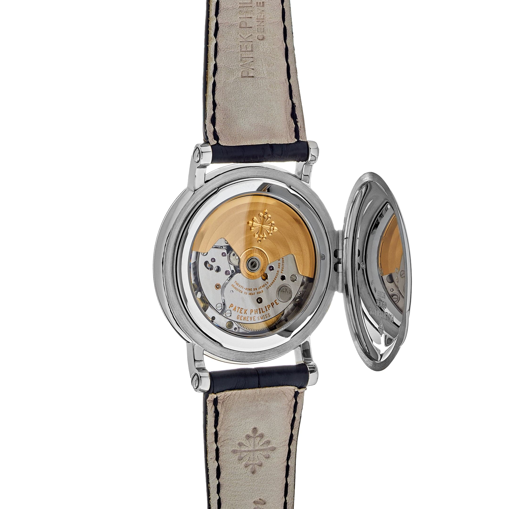 Patek Philippe Calatrava 5153G-001 Date White Gold Black Dial