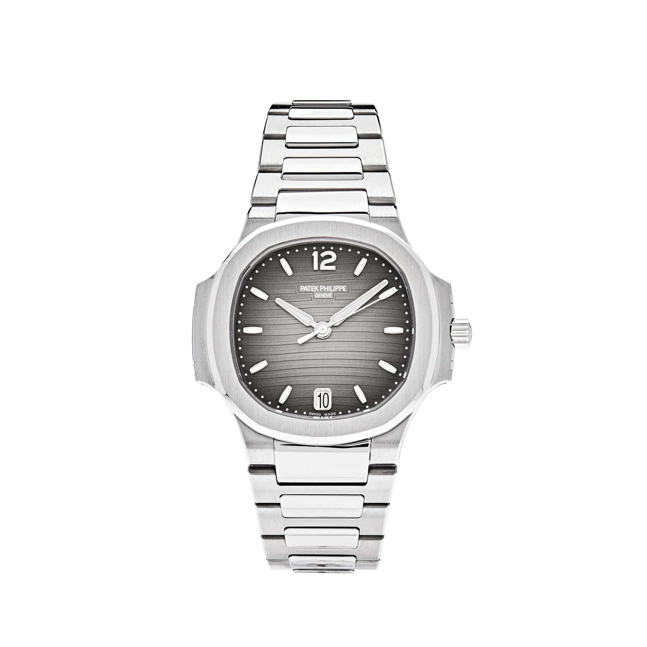 Patek Philippe Nautilus 7118/1A-011 'Ladies' Stainless Steel Smoke Grey Dial