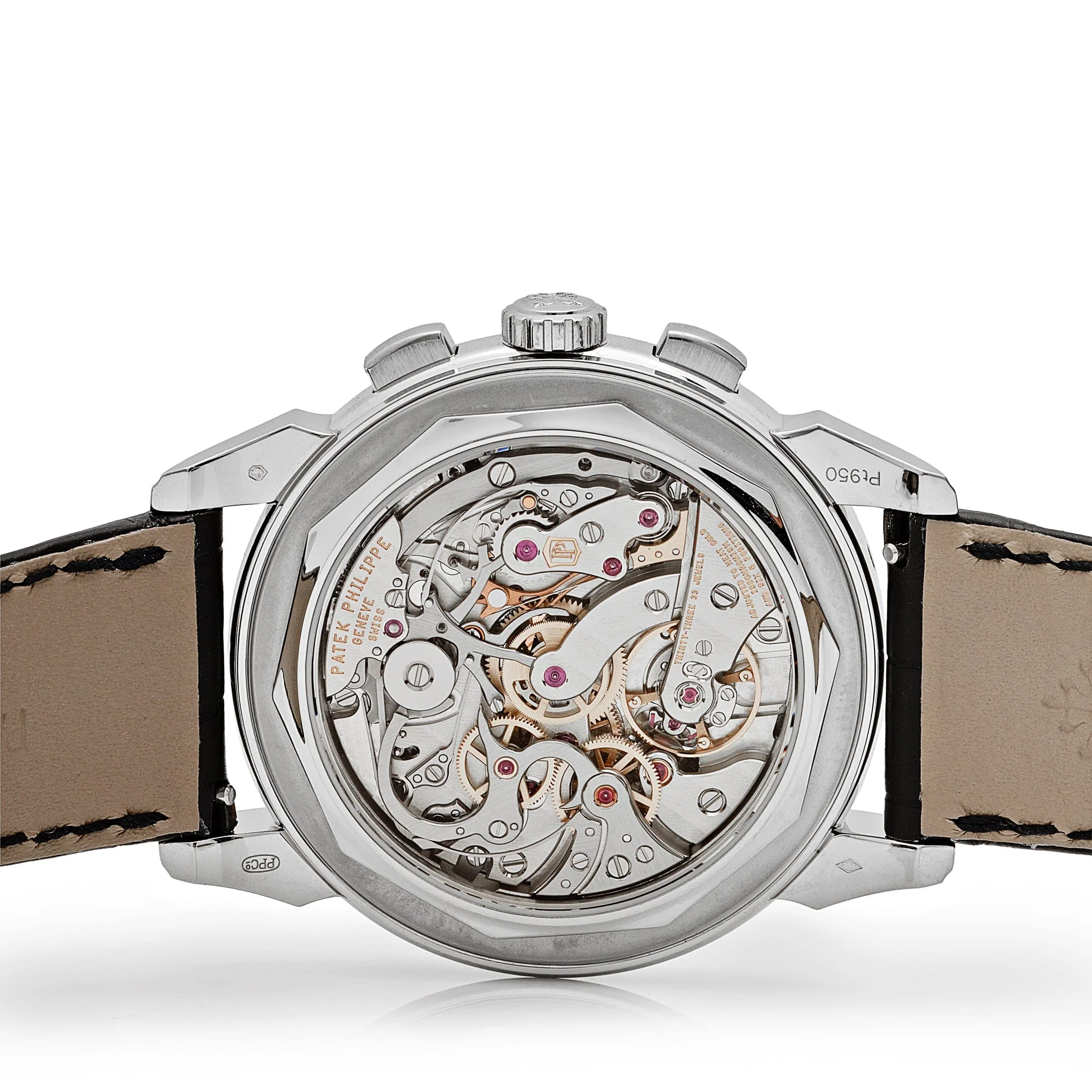 Patek Philippe Grand Complications 5271/12P-001 Perpetual Calendar  Platinum Black Dial Ruby Bezel