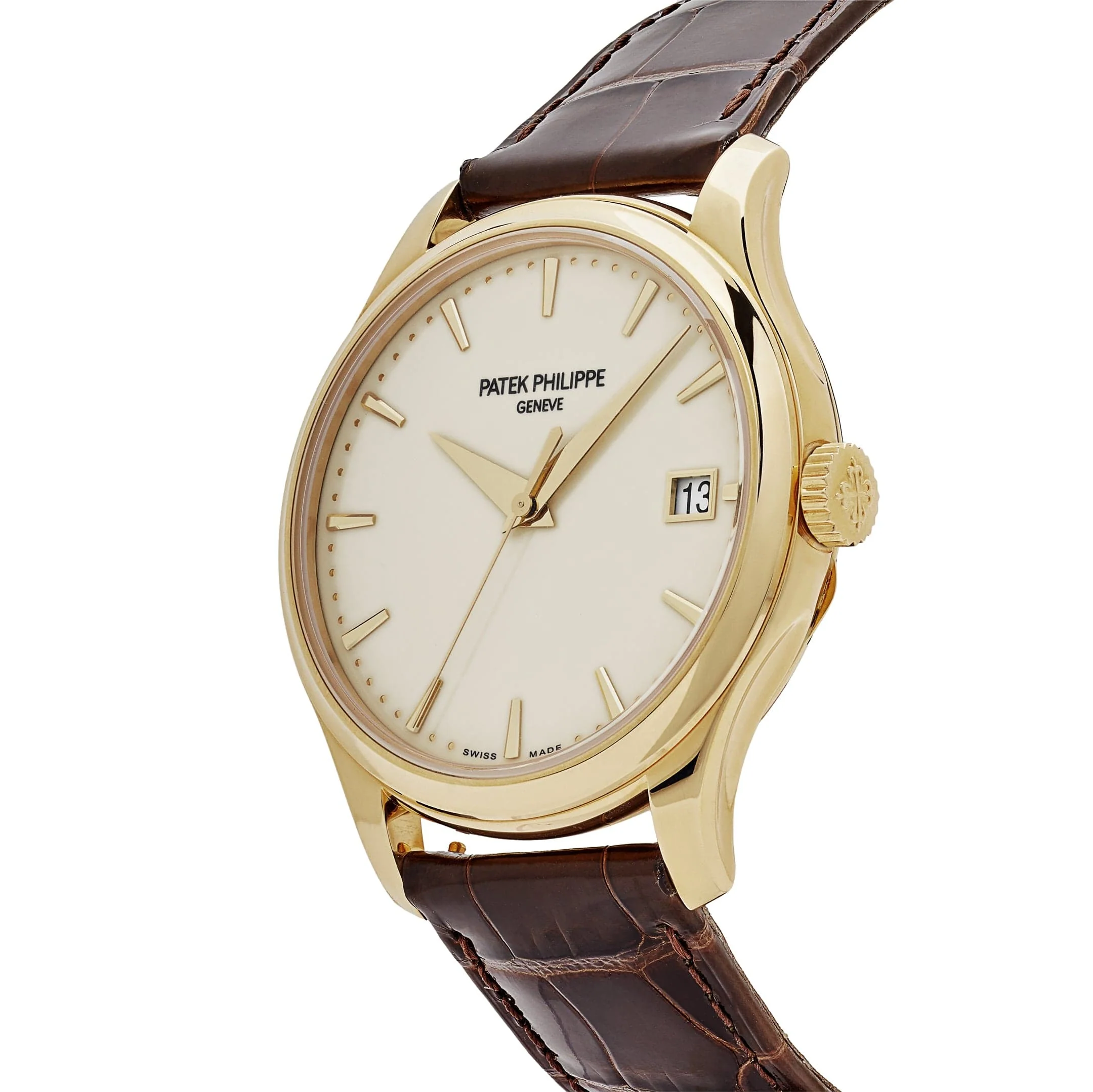 Patek Philippe Calatrava 5227J-001 Yellow Gold Lacquered Ivory Dial