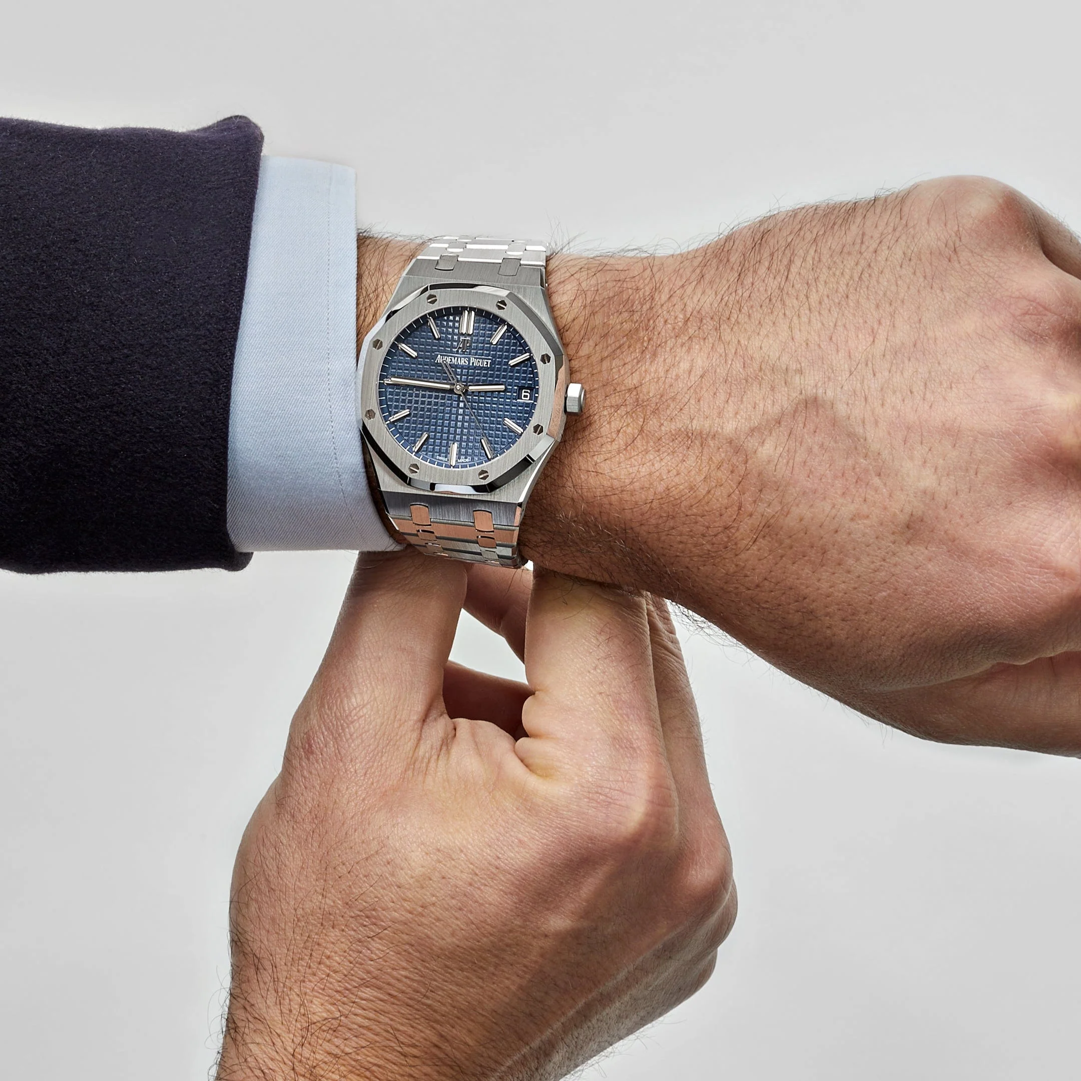 Audemars Piguet Royal Oak 15500ST.OO.1220ST.01 Selfwinding Stainless Steel Blue Dial