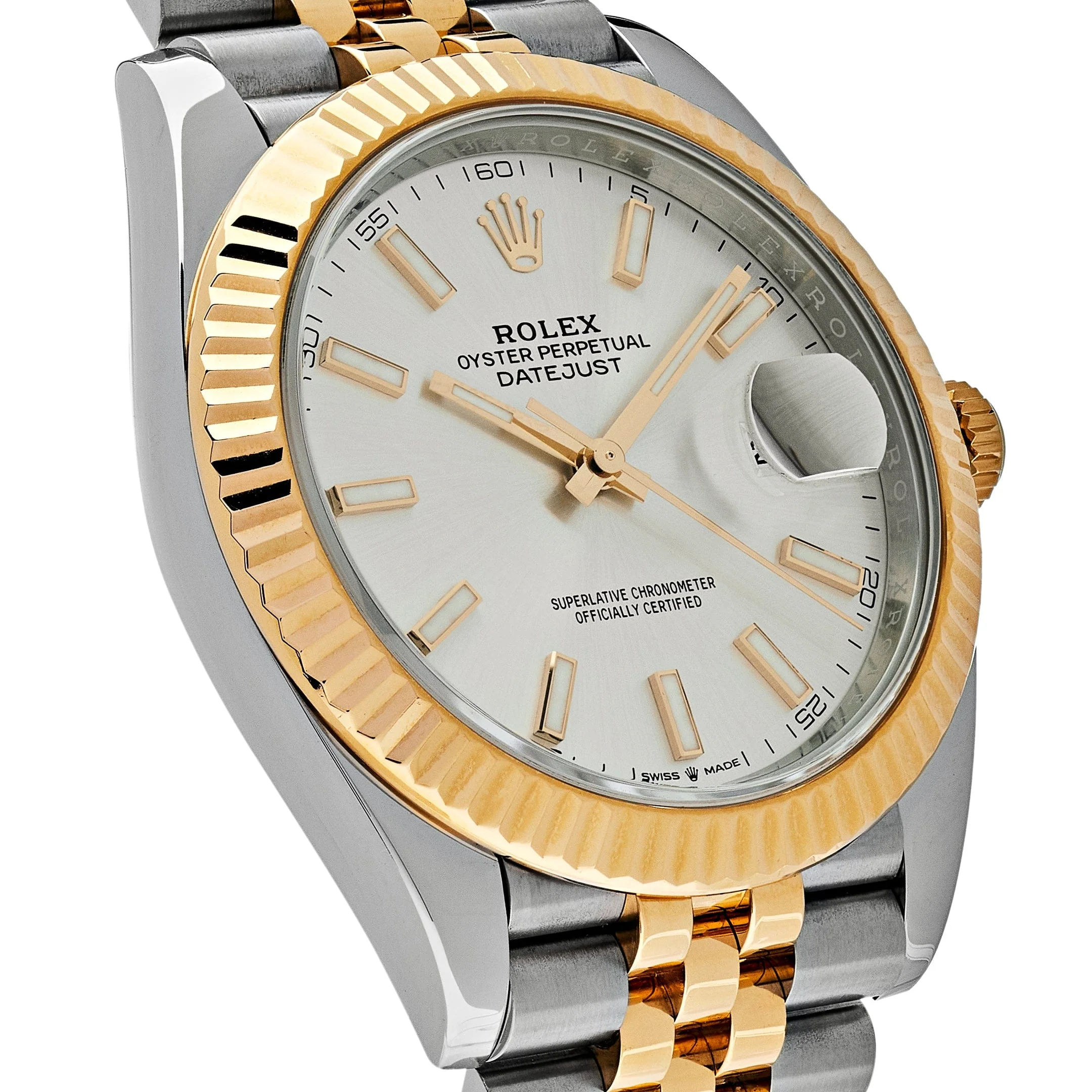 Rolex Datejust 41 126333 Yellow Gold Stainless Steel Silver Dial (2022)