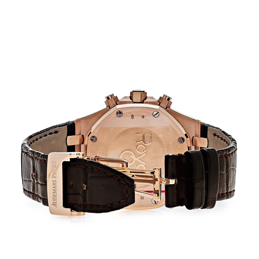 Audemars Piguet Royal Oak 26331OR.OO.D821CR.01 Selfwinding Chronograph Rose Gold Brown Dial