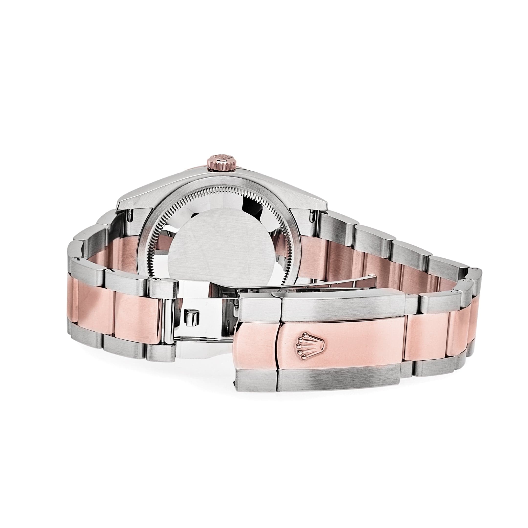 Rolex Datejust 36 126231 Rose Gold Stainless Steel Mother of Pearl Diamond Dial