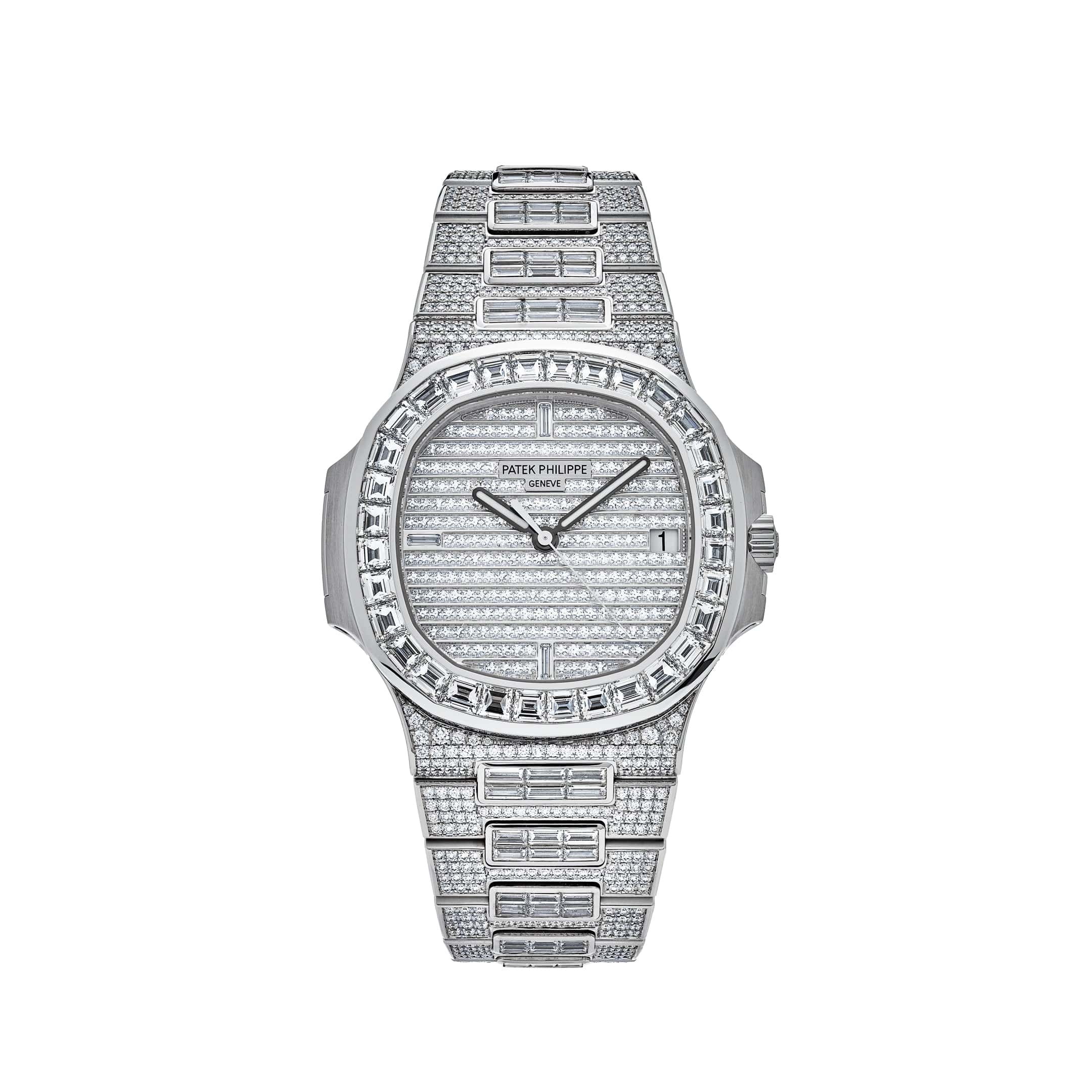 Patek Philippe Nautilus 5719/10G-010 White Gold Diamond Set
