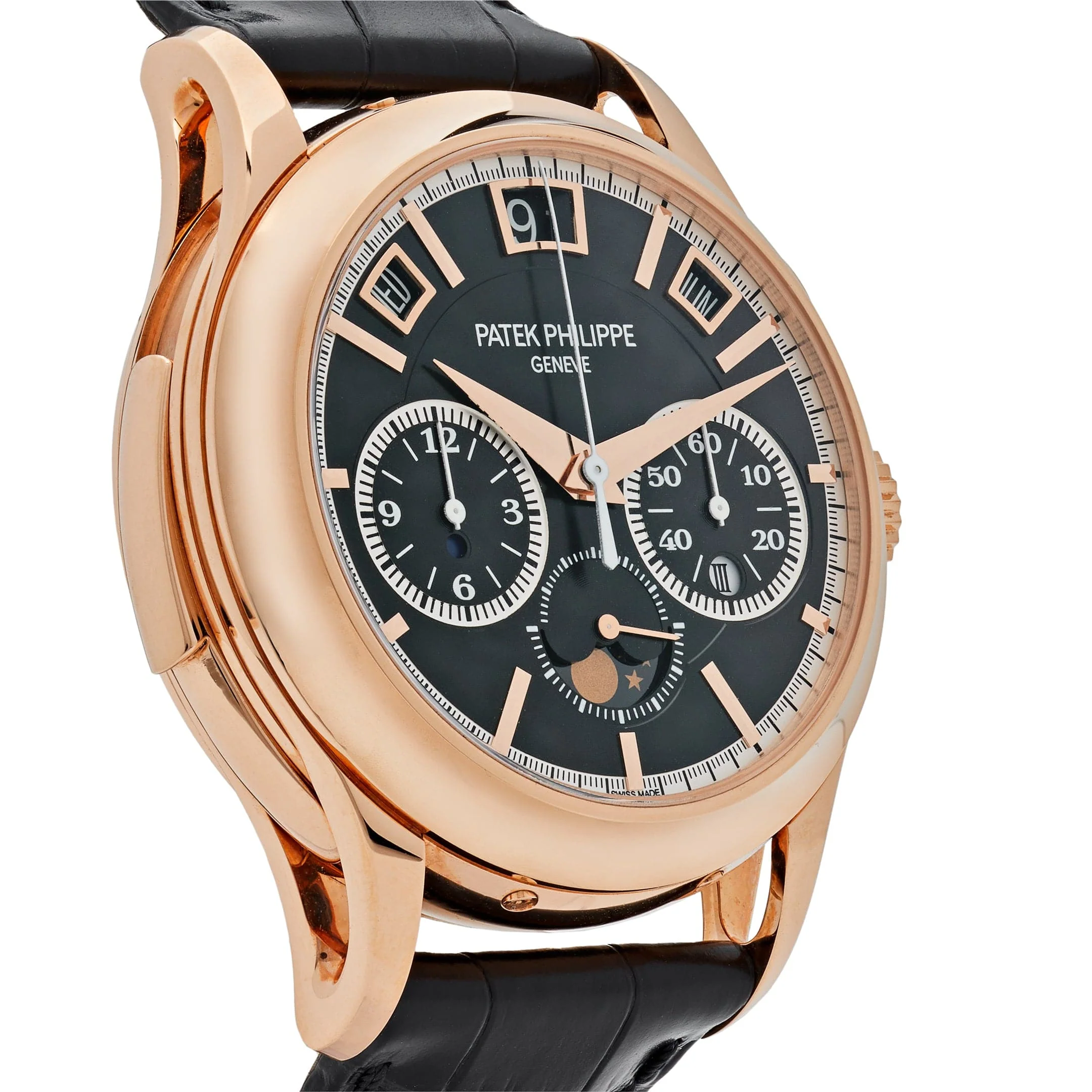 Patek Philippe Grand Complications 5208R-001 Minute Repeater Perpetual Calendar Rose Gold Black Dial
